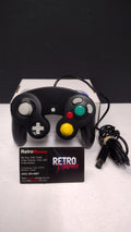 Nintendo GameCube Wired Controller Black Third Party Tested Works