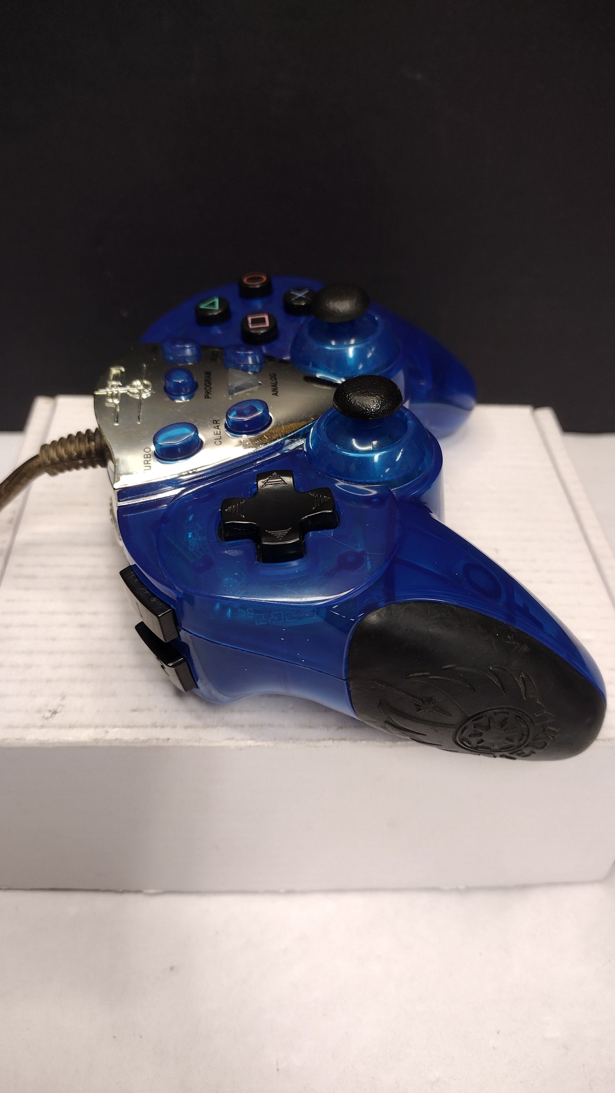 Intec Playstation 2- Star Wars Jedi-(Blue)  Wired Controller- TESTED
