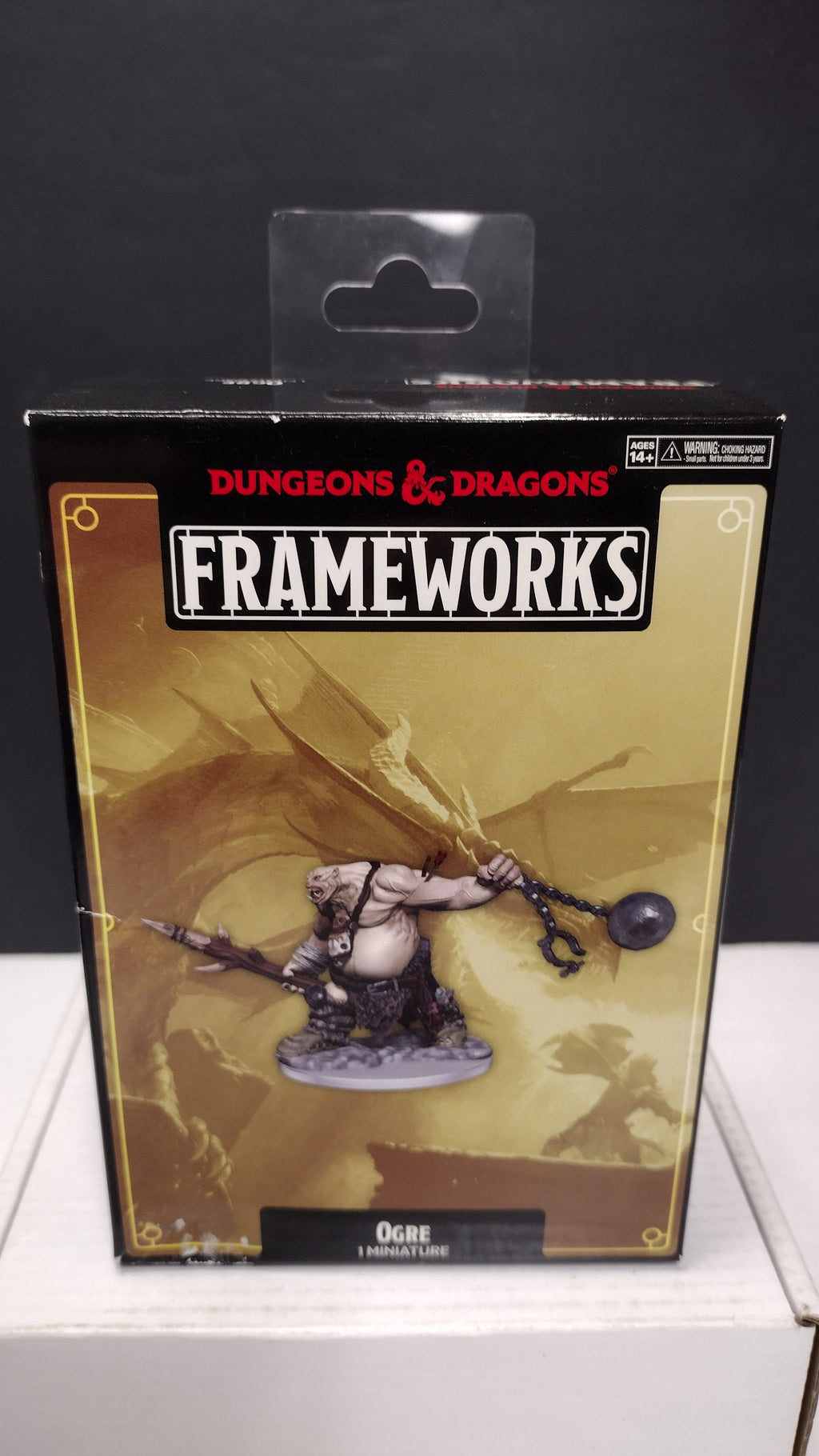 D&D Frameworks Ogre Unpainted Model Kit WizKids Sealed in Box