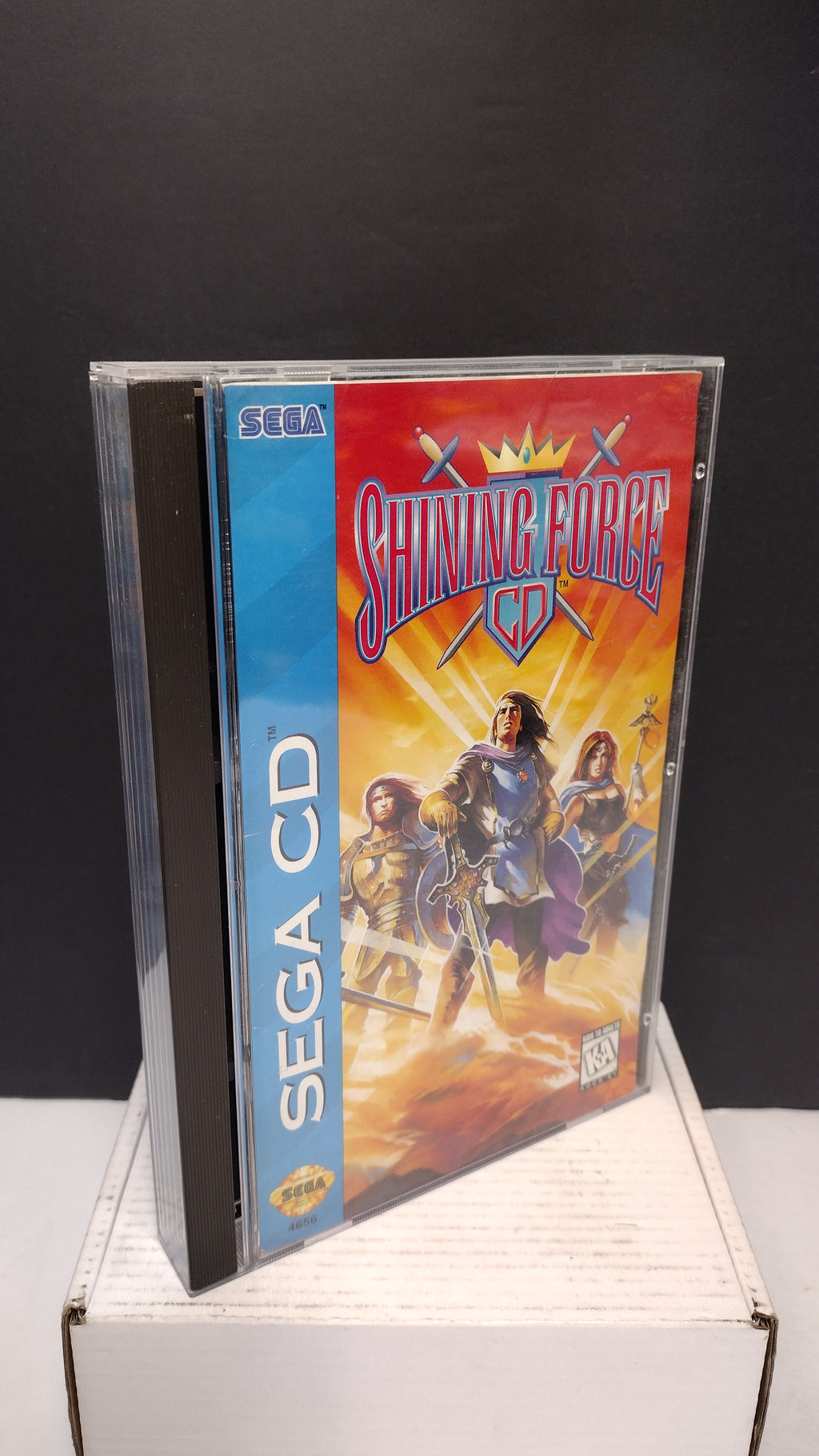 Sega CD Shining Force CD Original Jewel Case & Manual ONLY - No Game Disc
