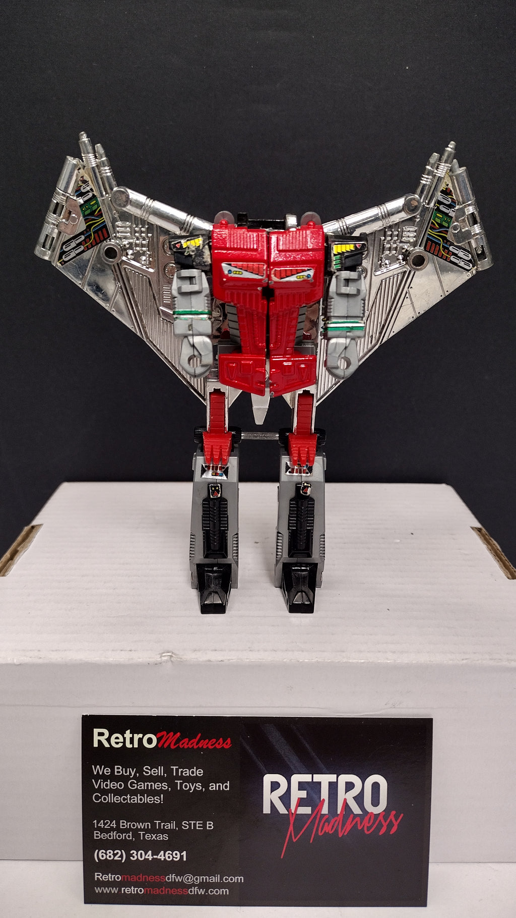 Vintage G1 Transformers: Swoop – Hasbro/Takara 1985 (Missing Head/For Parts)