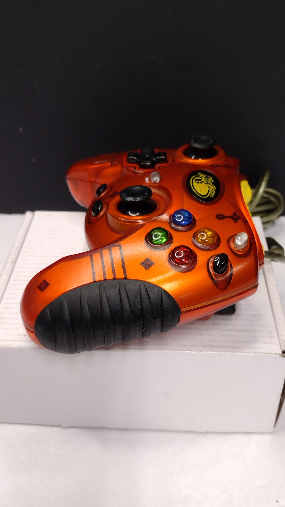 Mad Catz Original XBOX Wired Controller Transparent Orange-tested