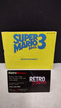 Super Mario Bros. 3 Nintendo NES Authentic Original Instruction Booklet Manual ONLY