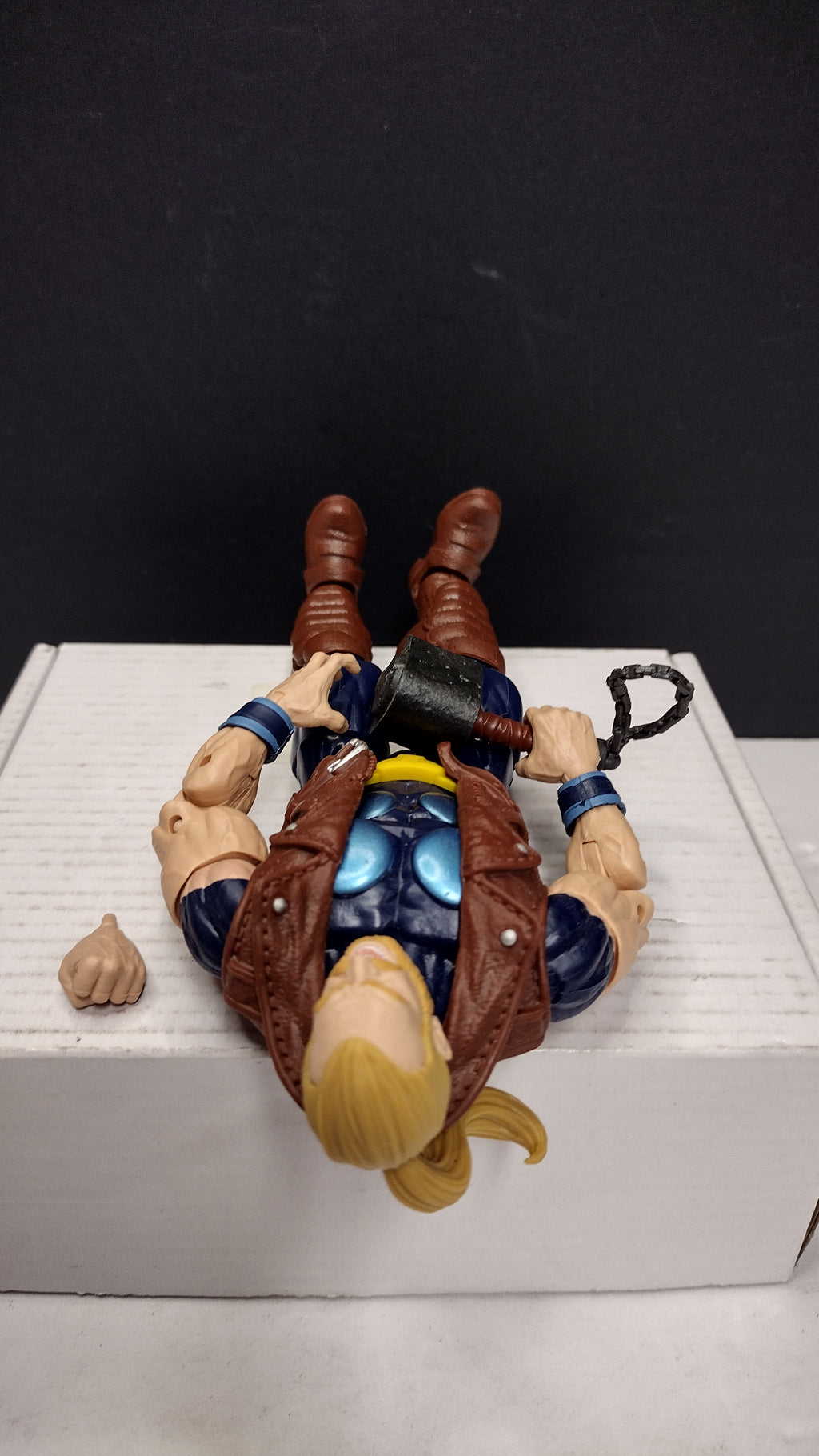 Marvel Legends Series Classic Comic Thunderstrike (Eric Masterson) 6-Inch Action Figure (Hasbro Joe Fixit Wave - Loose w/ Hammer & 1 Extra Hand)