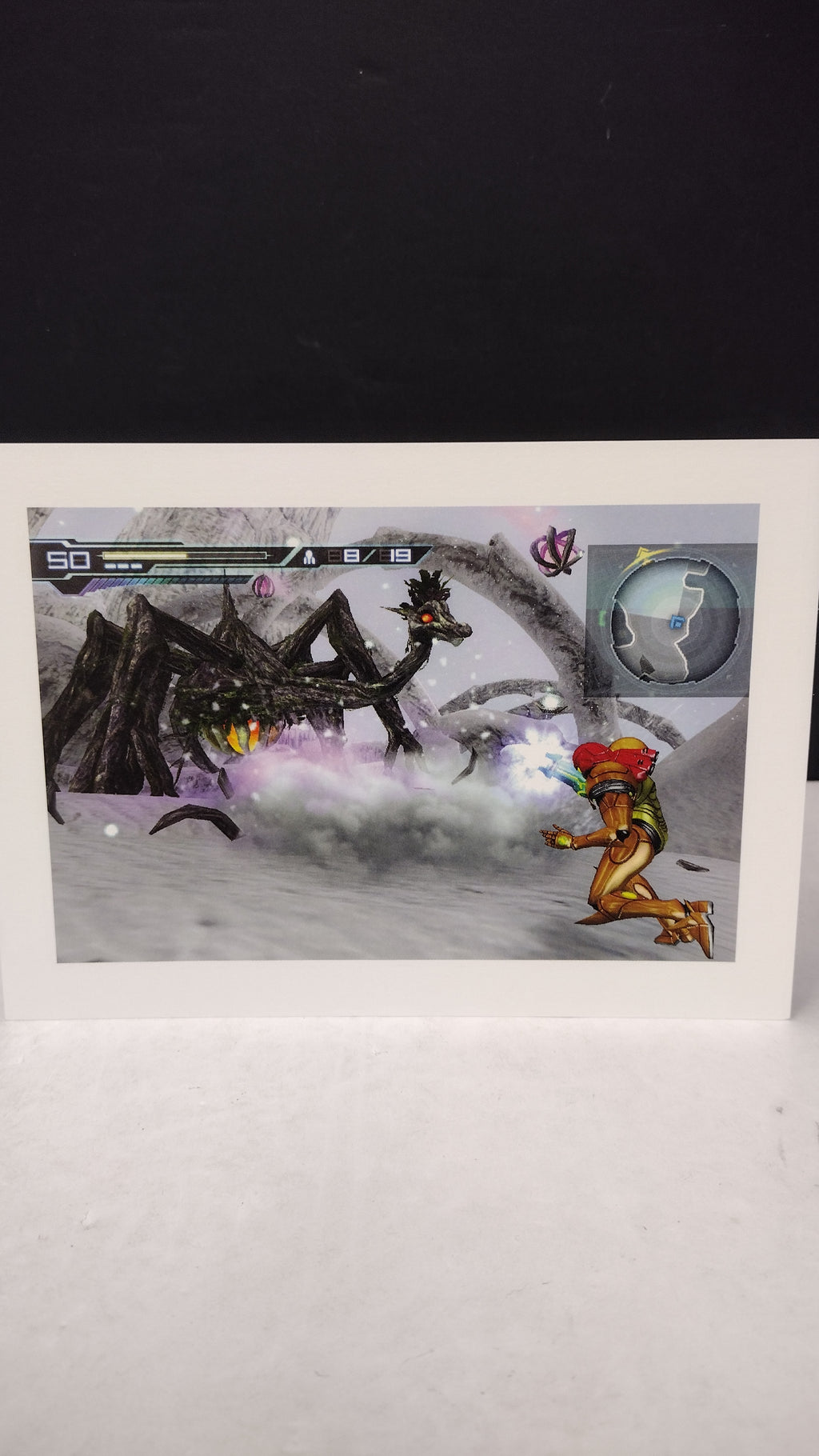 Vintage Metroid Other M Art Folio Art Book with Black Case & 16 Cards Nintendo