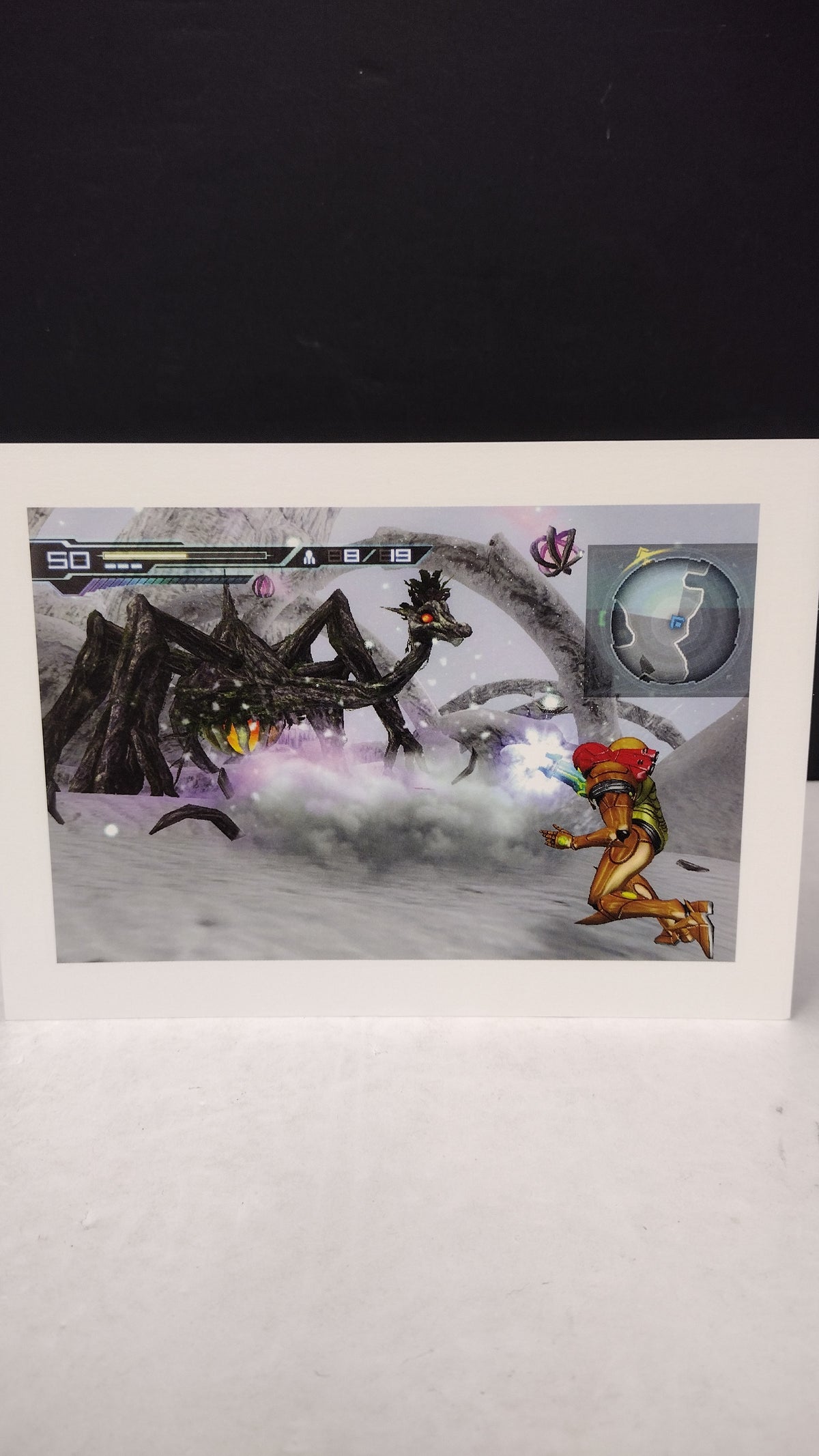 Vintage Metroid Other M Art Folio Art Book with Black Case & 16 Cards Nintendo