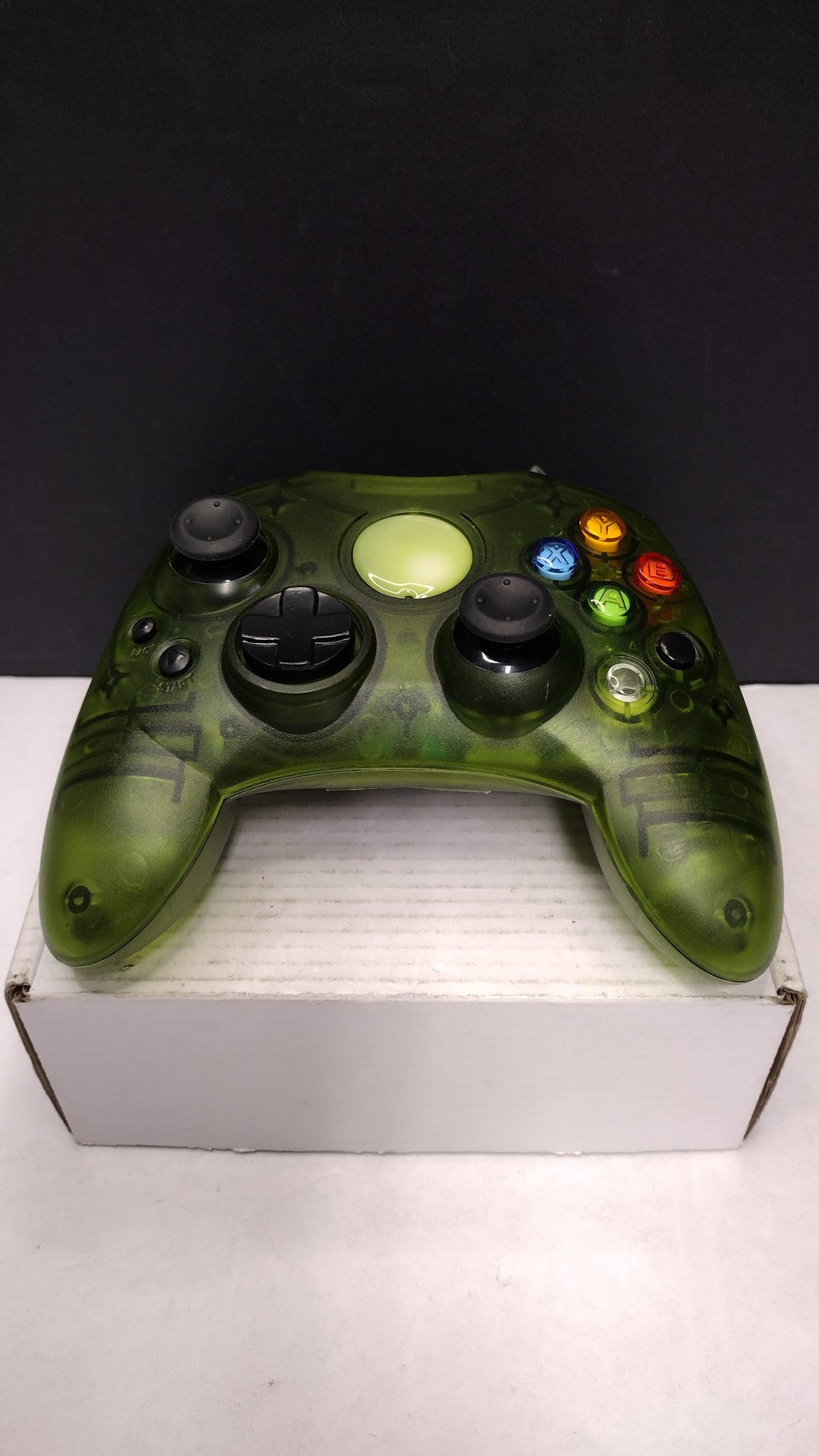 TTX Tech- Original Xbox- Wired Green Translucent Controller- Tested