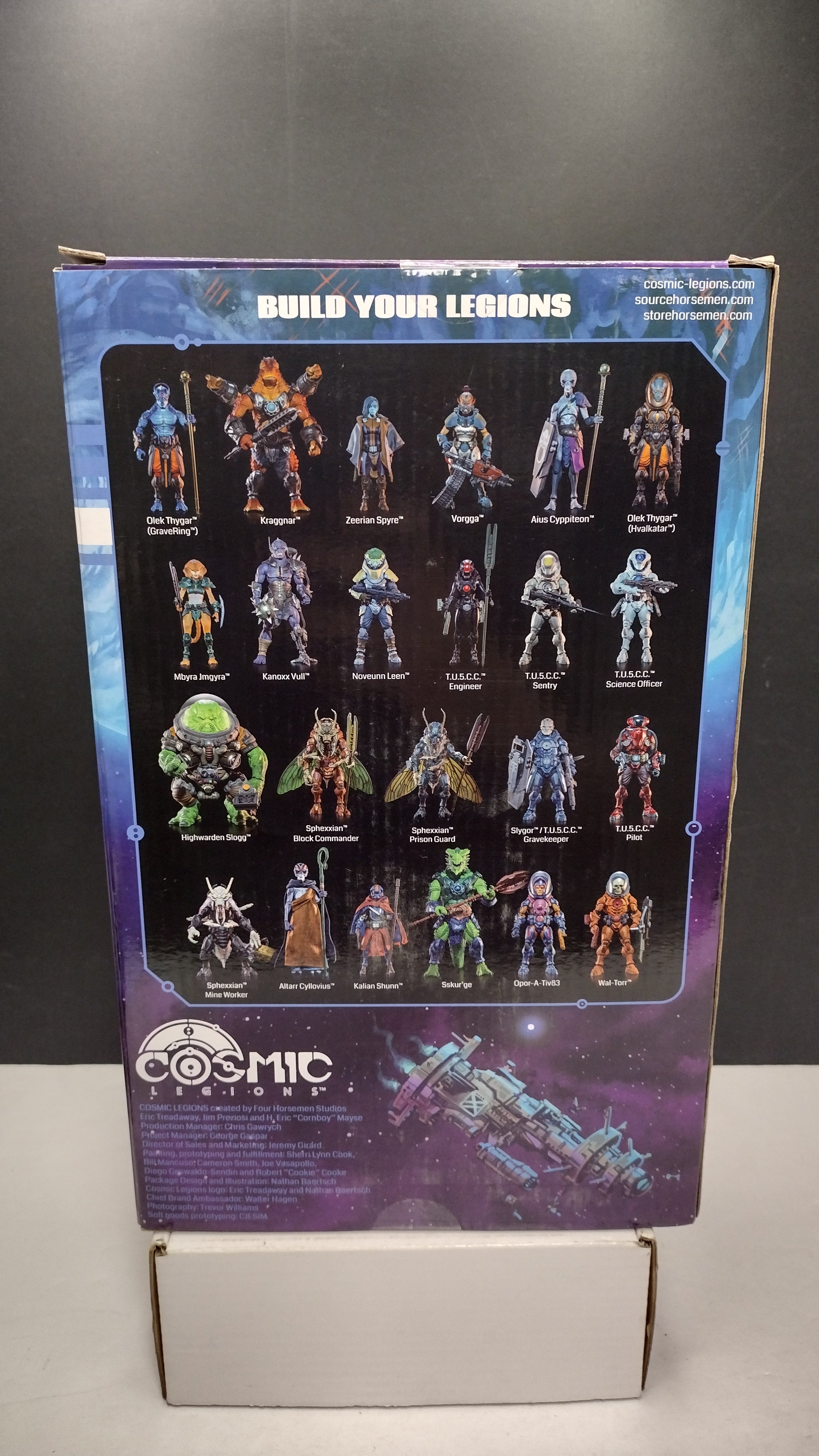 Four Horsemen Cosmic Legions SSKUR'GE Action Figure (Sealed in Box)