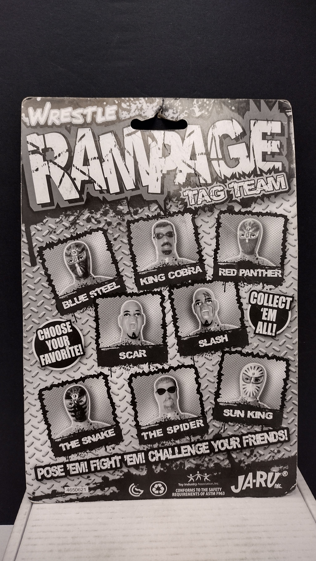 Ja-Ru Wrestle Rampage Tag Team 2-Piece Action Figure Set - Sun King & Spider (2016 - Brand New & Factory Sealed)