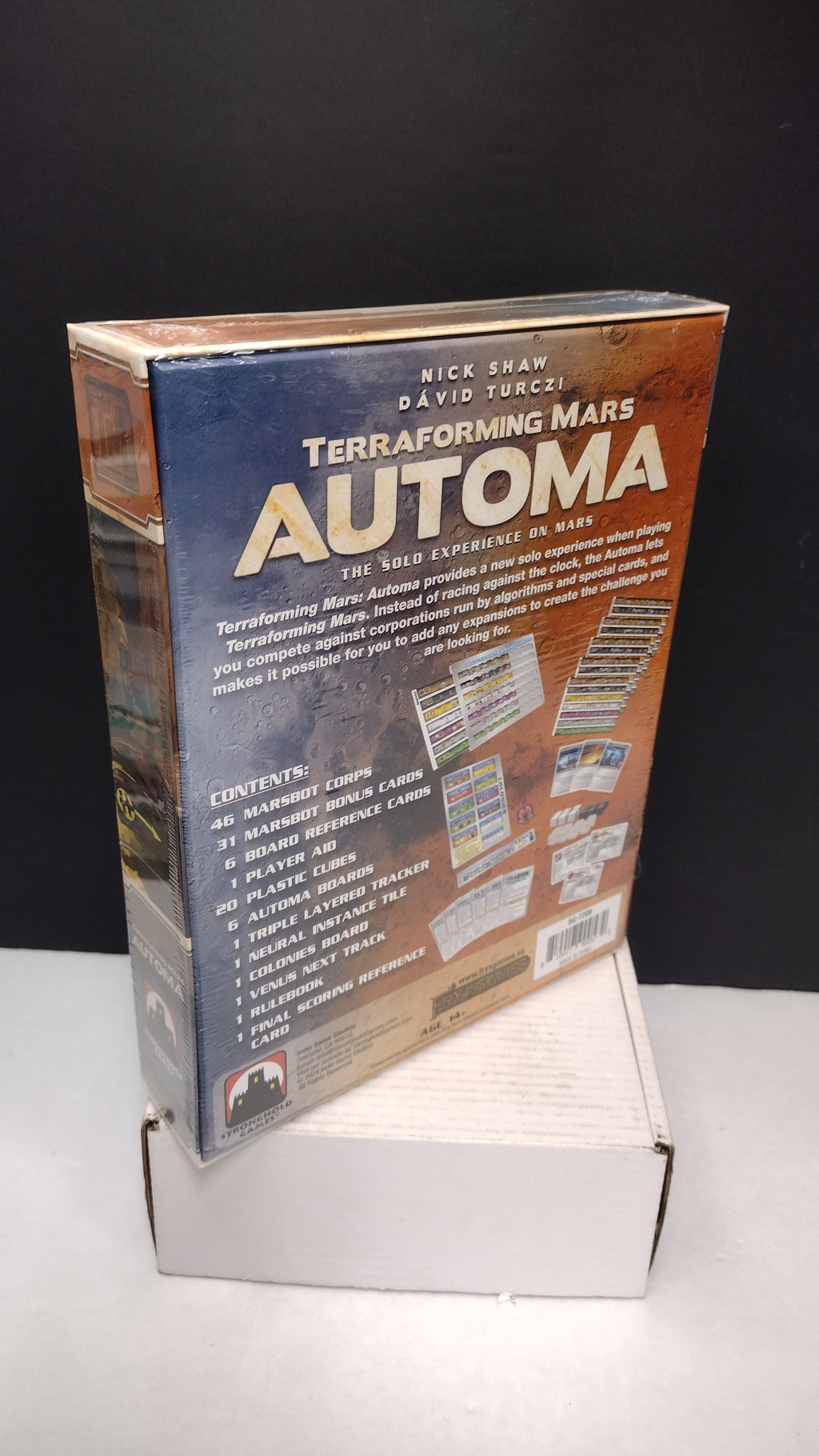 Terraforming Mars Automa Solo Expansion Board Game New Sealed