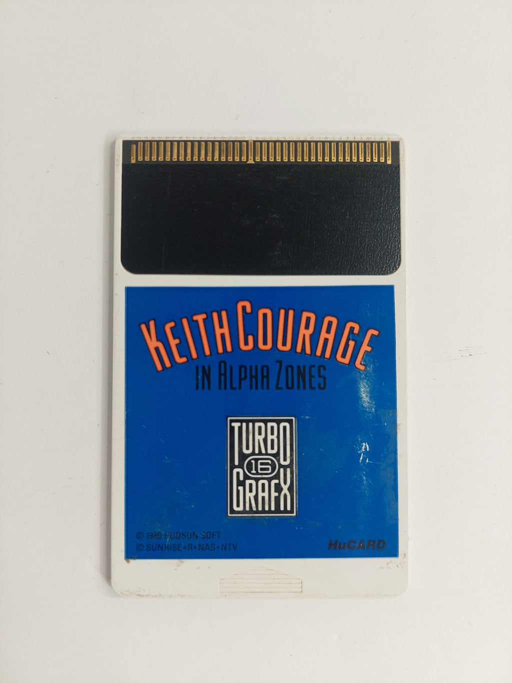Turbo Grafx 16 Keith Courage in Alpha Zones Game HuCard