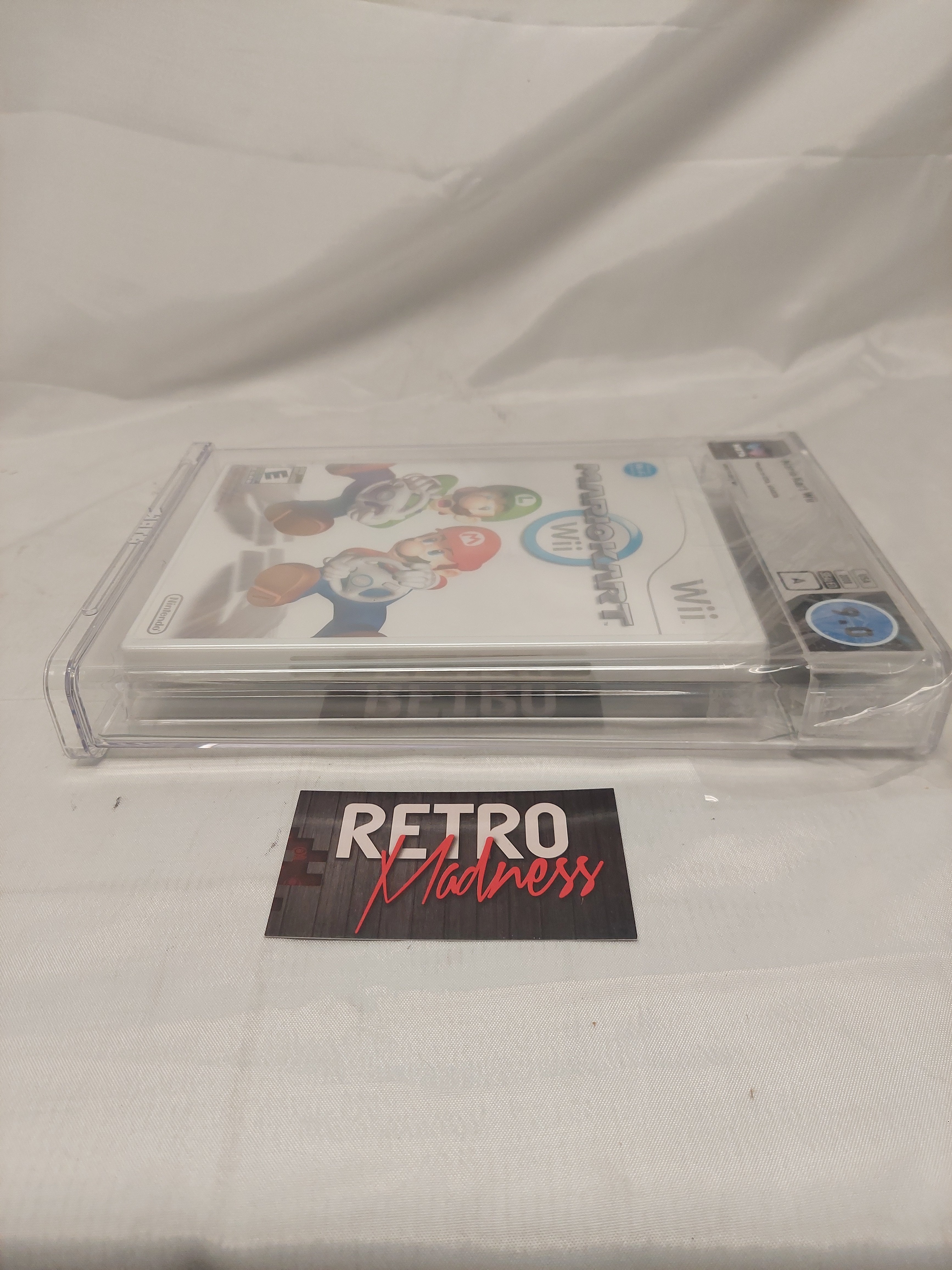 Nintendo Wii Mario Kart Game WATA Graded 9.0