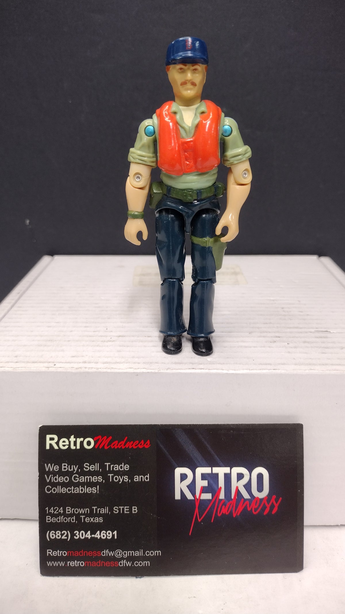 Vintage 1984 G.I. Joe: Cutter Killer WHALE Driver 3.75" Action Figure Hasbro