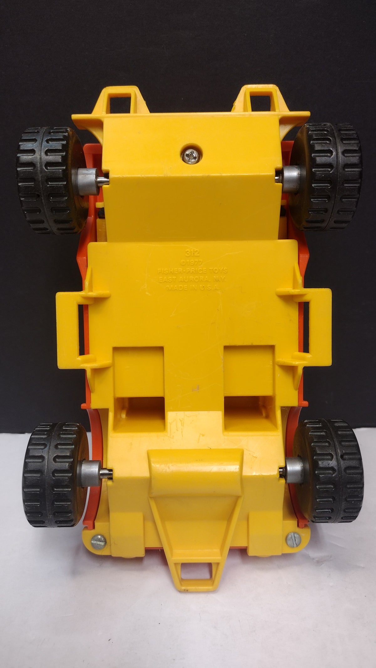 Fisher Price Adventure People Orange Northwoods Trailblazer Jeep 1977