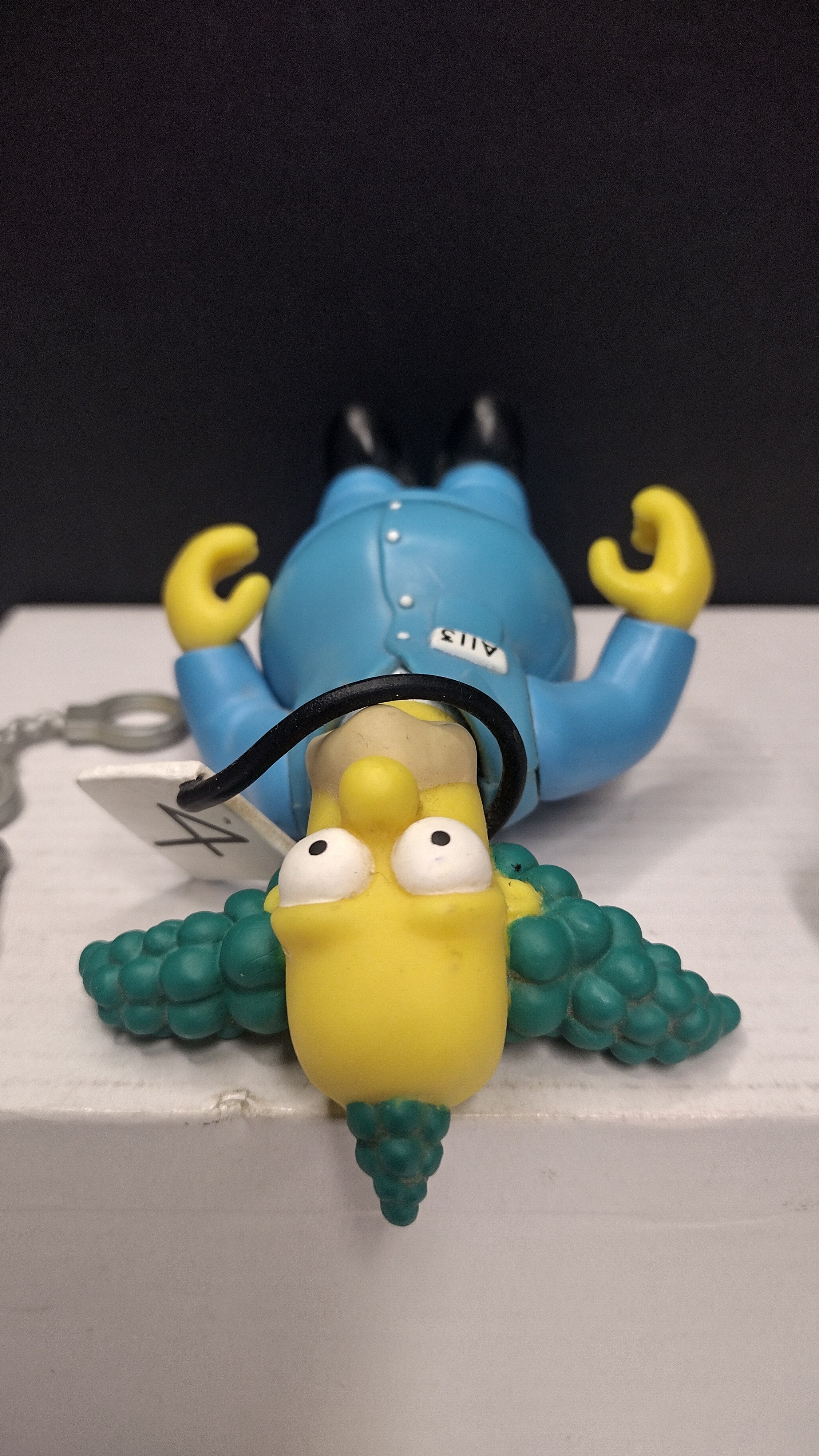 Vintage 2002 Playmates The Simpsons "Busted" Krusty the Clown Interactive Figure (Series 9) – Loose & 100% Complete