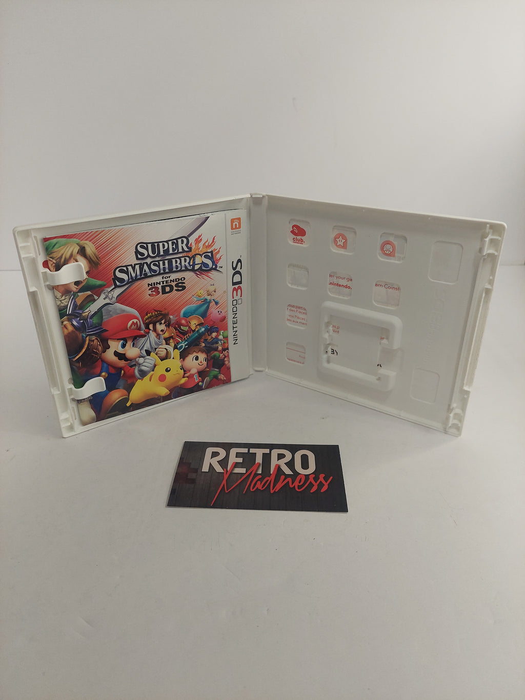 Nintendo 3DS Super Smash Bros. Game Case and Manual No Game