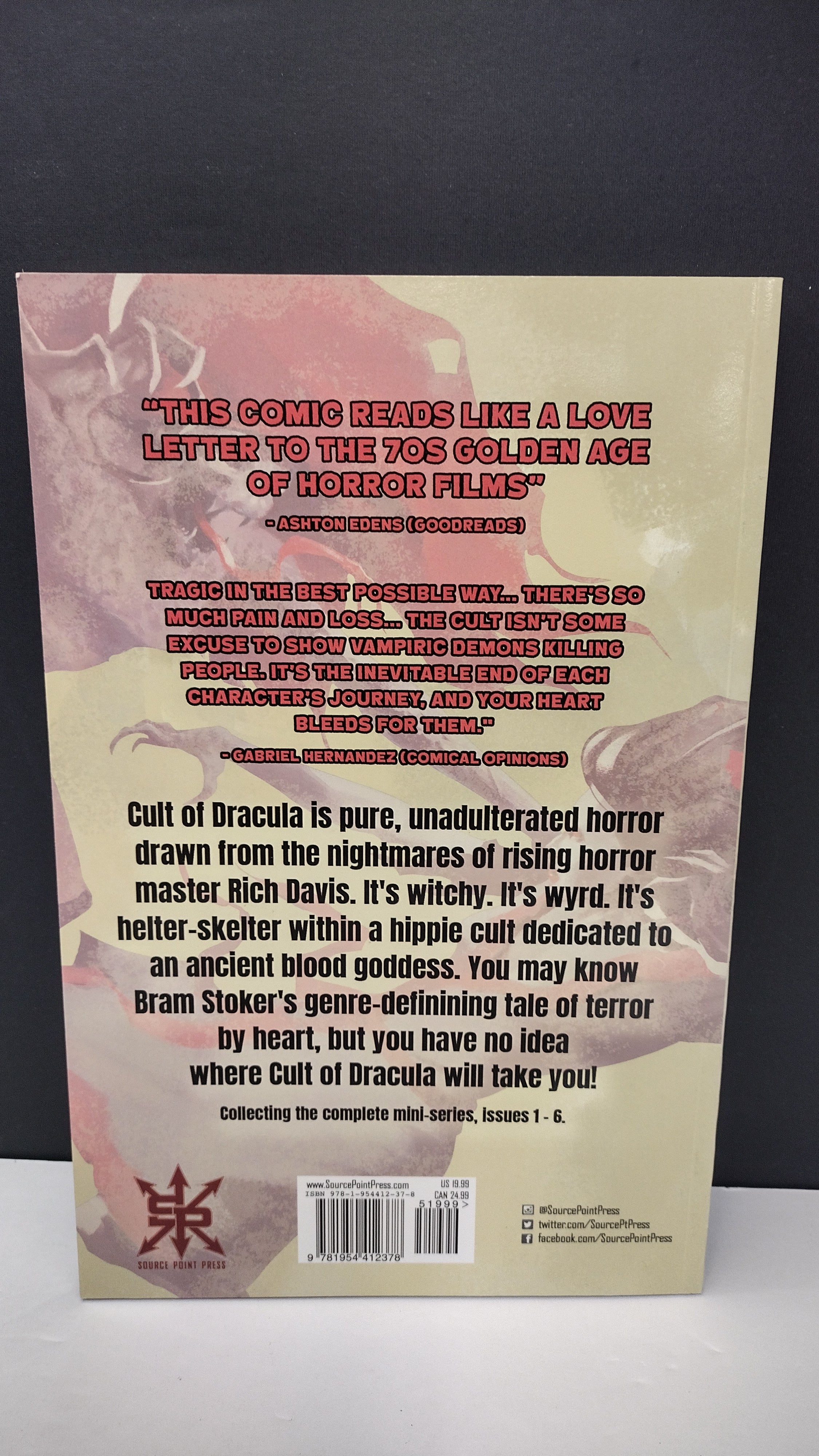 (MATURE) Cult of Dracula by Rich Davis – New Paperback