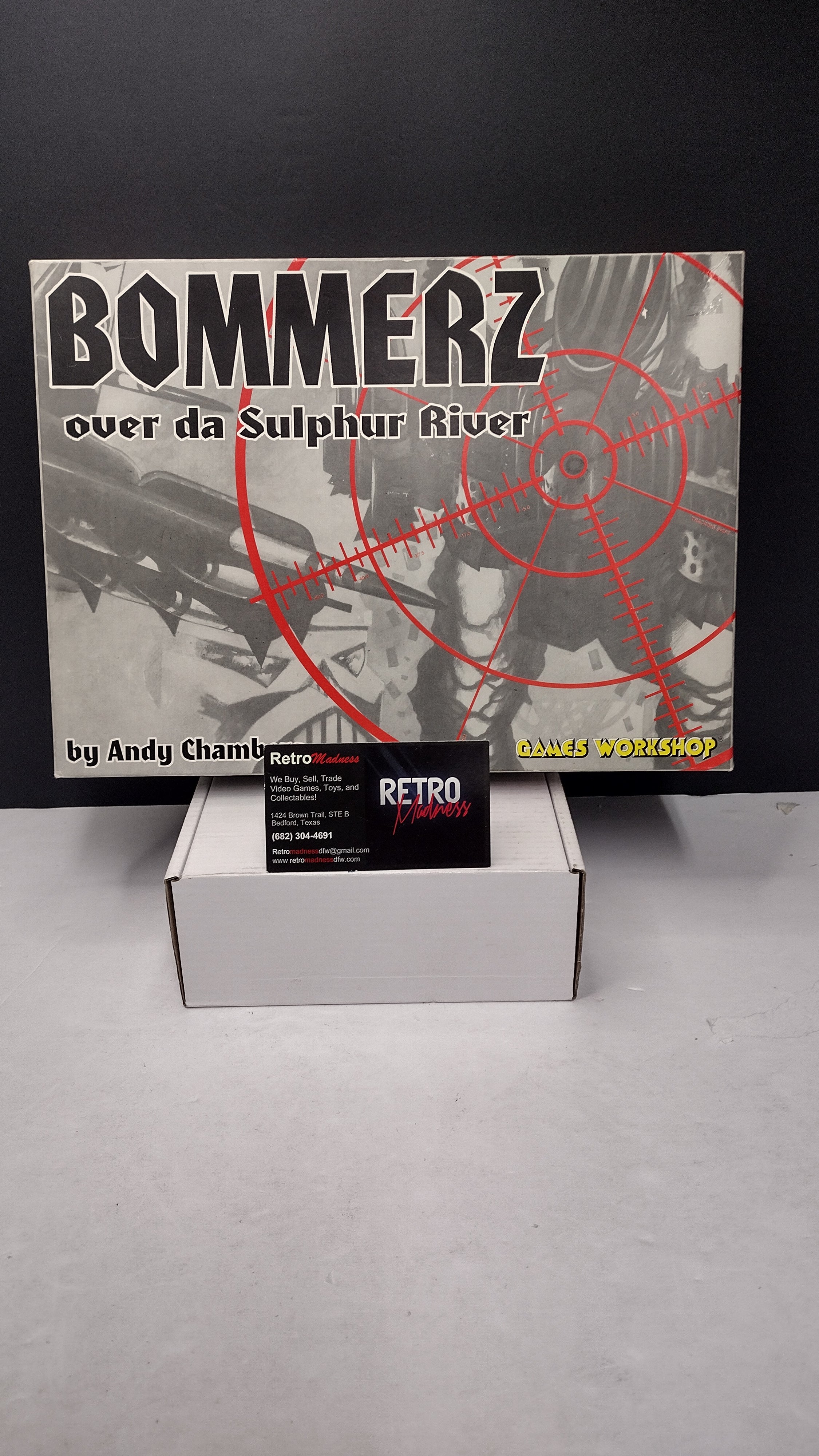 Vintage 1998 Games Workshop Bommerz Over Da Sulphur River Boxed Game (Warhammer Epic 40K - Almost Complete)