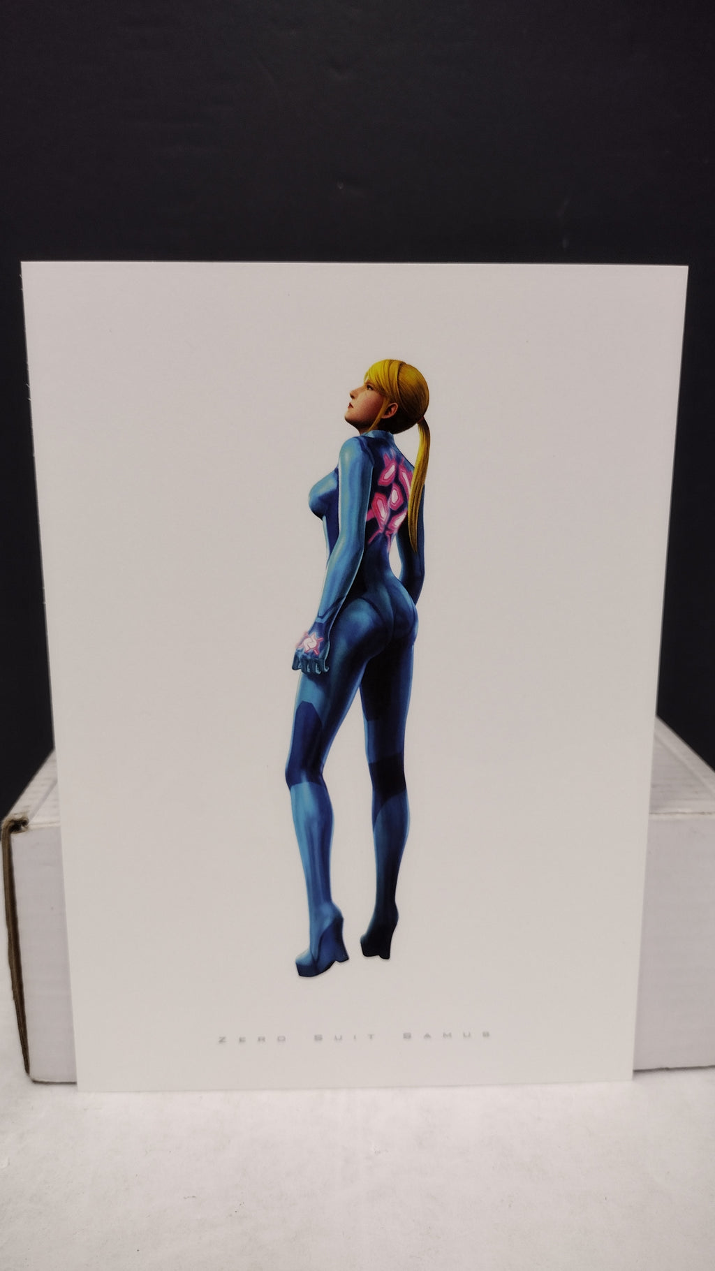 Vintage Metroid Other M Art Folio Art Book with Black Case & 16 Cards Nintendo
