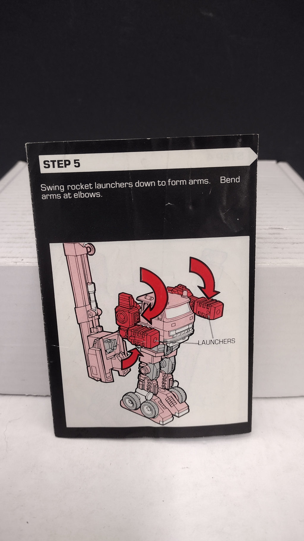Vintage 1985 Original G1 Transformers Grapple Instruction Booklet