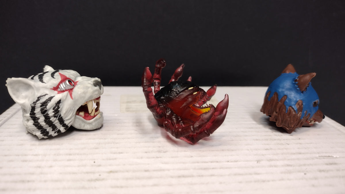 Marvel Legends BAF Heads- Lot Of 5- Gambit, Demogoblin, The Void, Titus, Capwolf