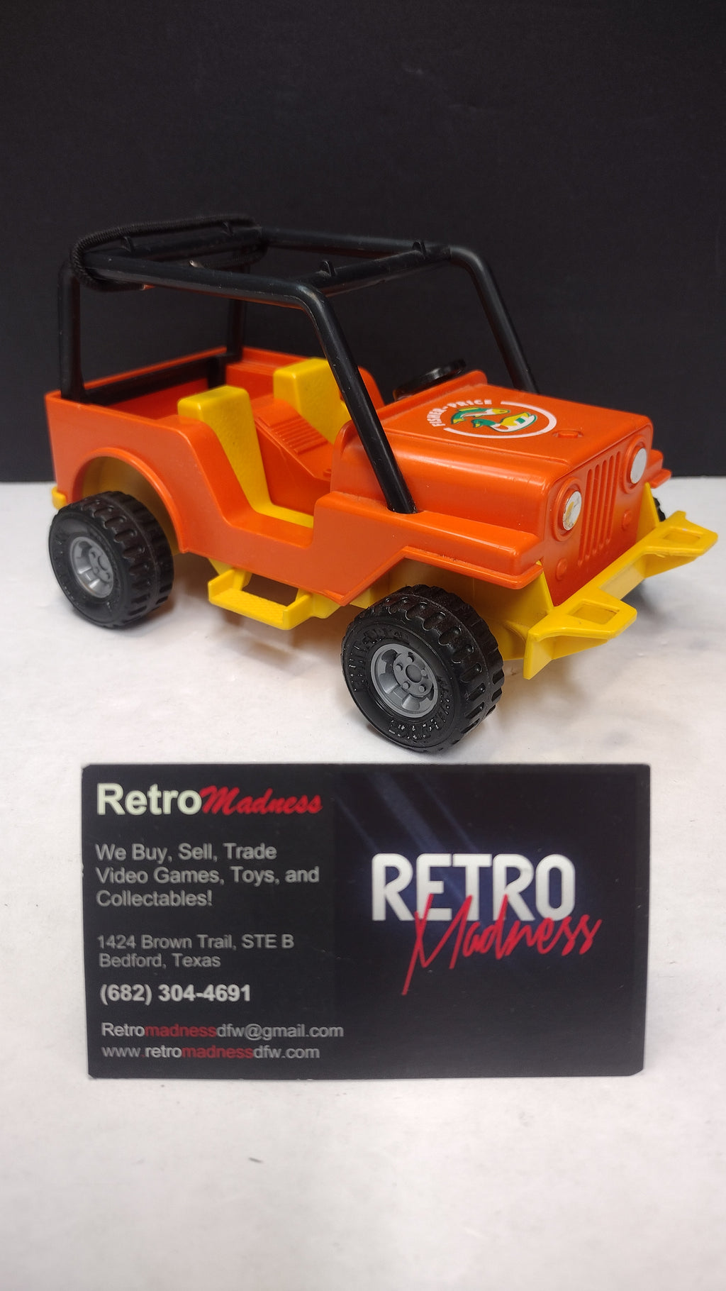 Fisher Price Adventure People Orange Northwoods Trailblazer Jeep 1977
