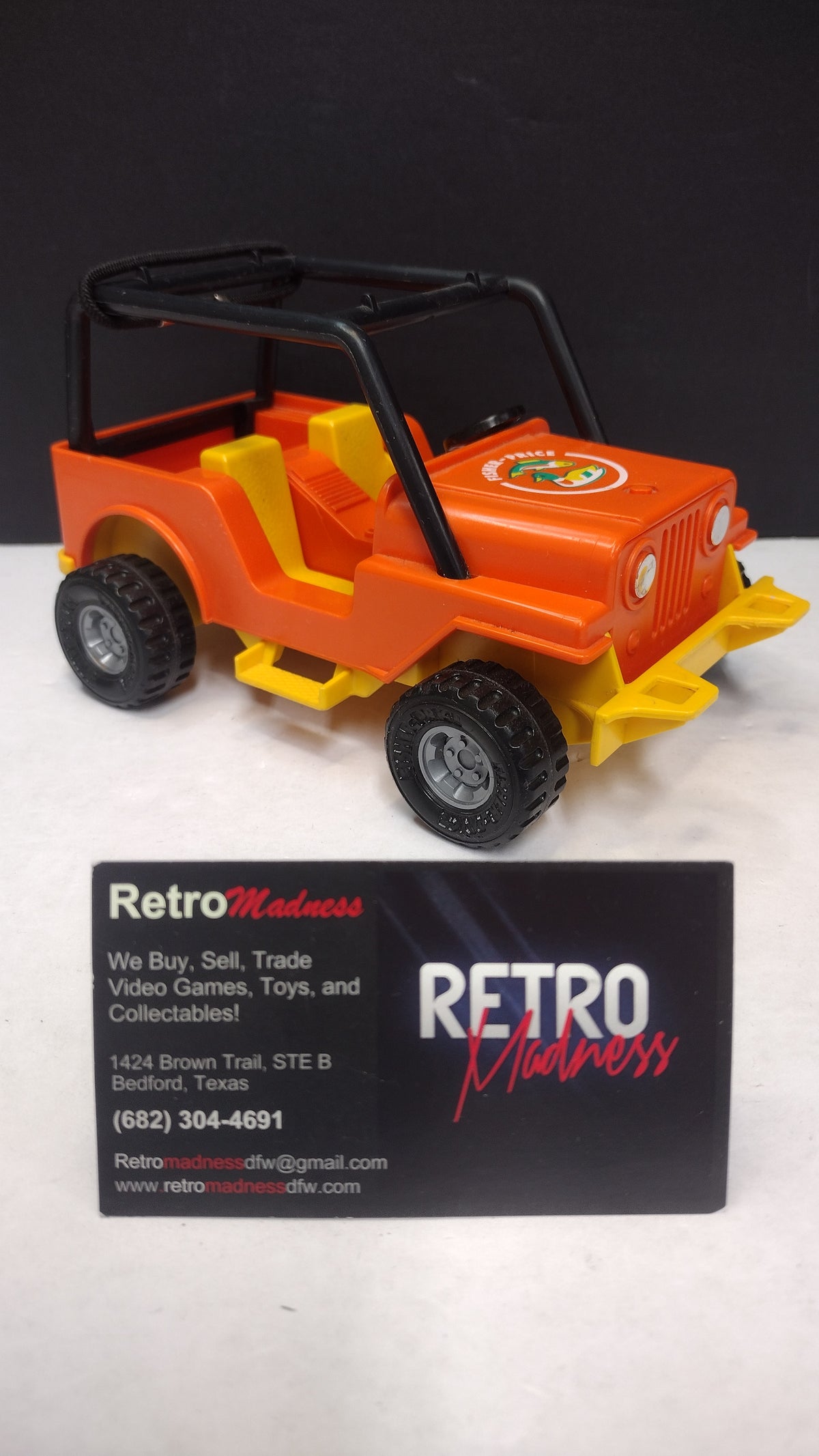 Fisher Price Adventure People Orange Northwoods Trailblazer Jeep 1977