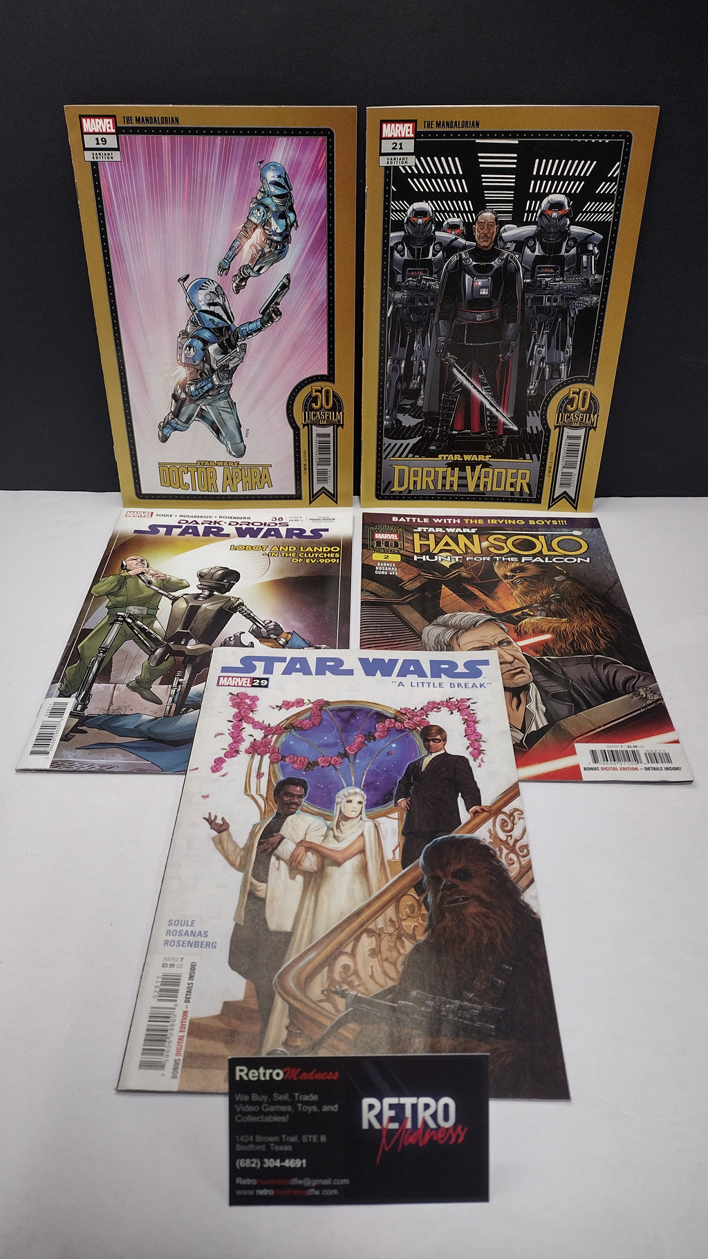 Star Wars Modern Era Lot – 5 Book Set - Lot A (Brand New / Unread)