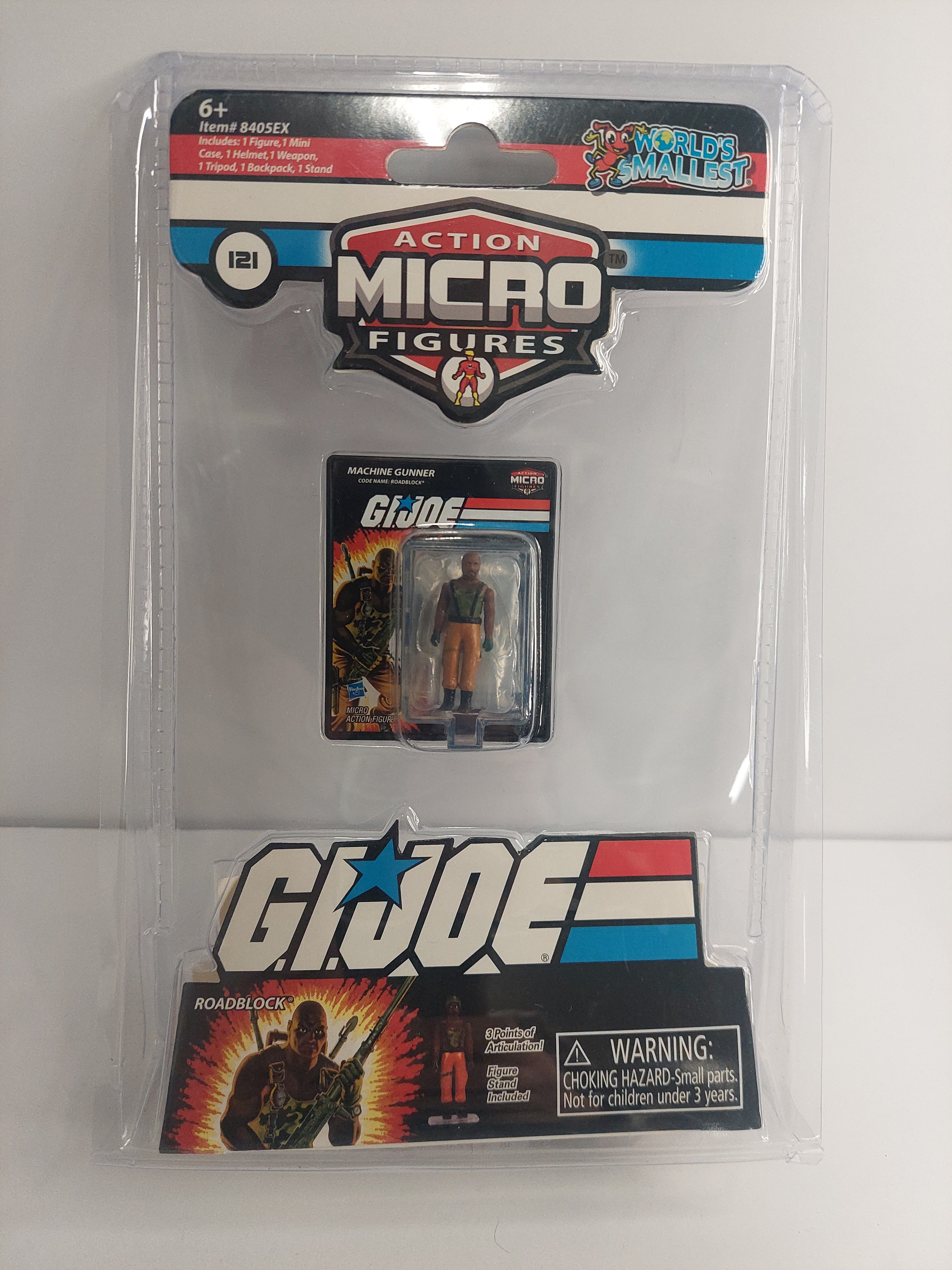 World's Smallest Action Micro Figures G.I. Joe Roadblock