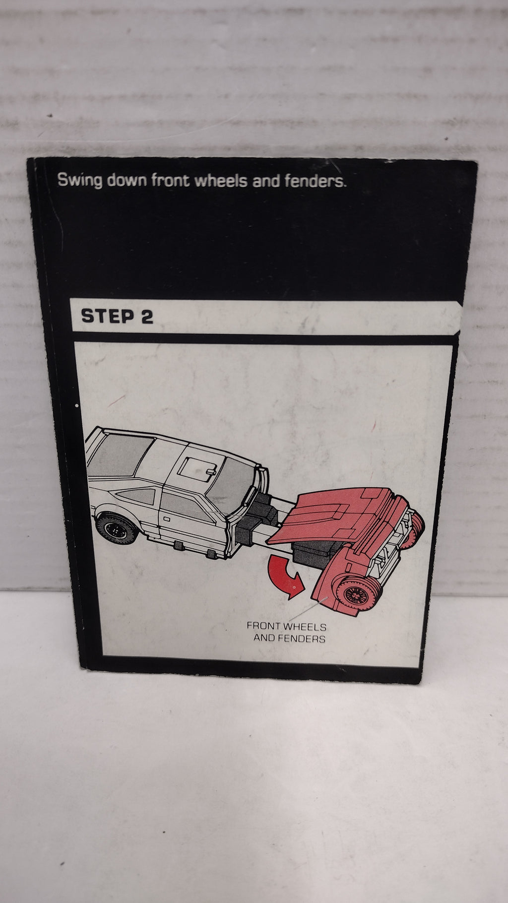 Vintage 1984 Original G1 Transformers Omnibot Downshift - Instruction Booklet