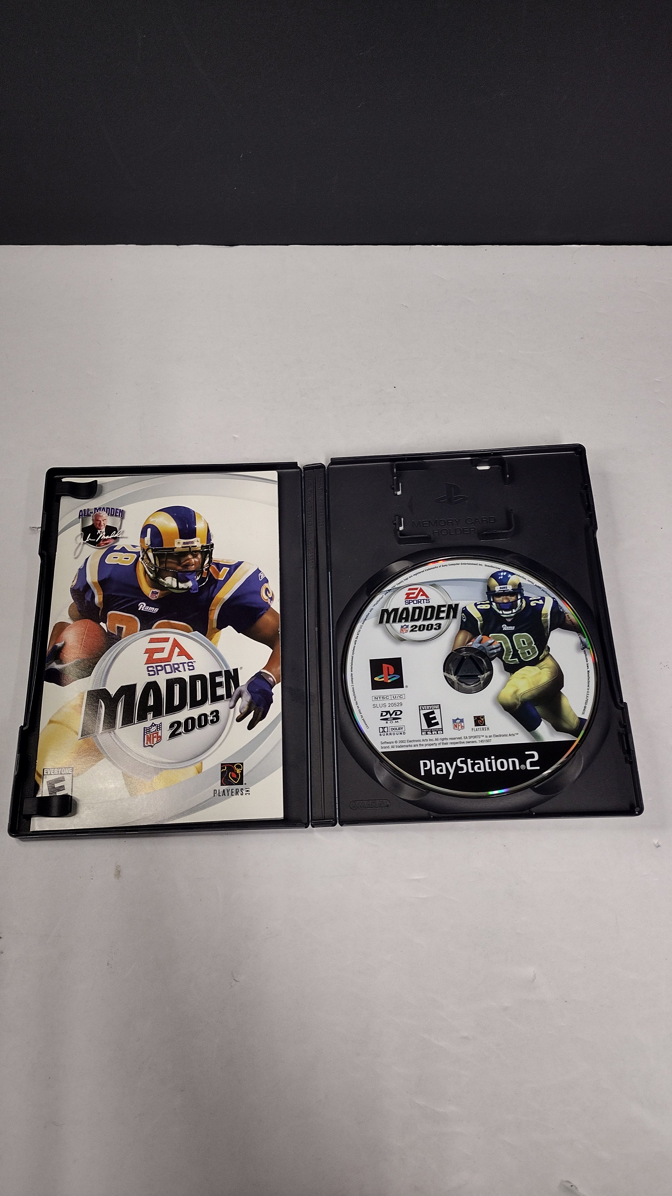 Sony PlayStation 2: Madden NFL 2003 – (Original Black Label)