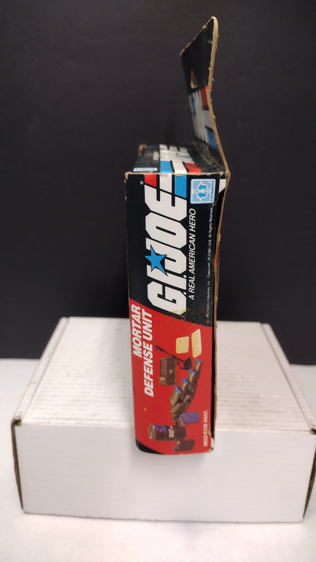 GI Joe Mortar Defense Unit EMPTY BOX ONLY Hasbro Vintage 1980s