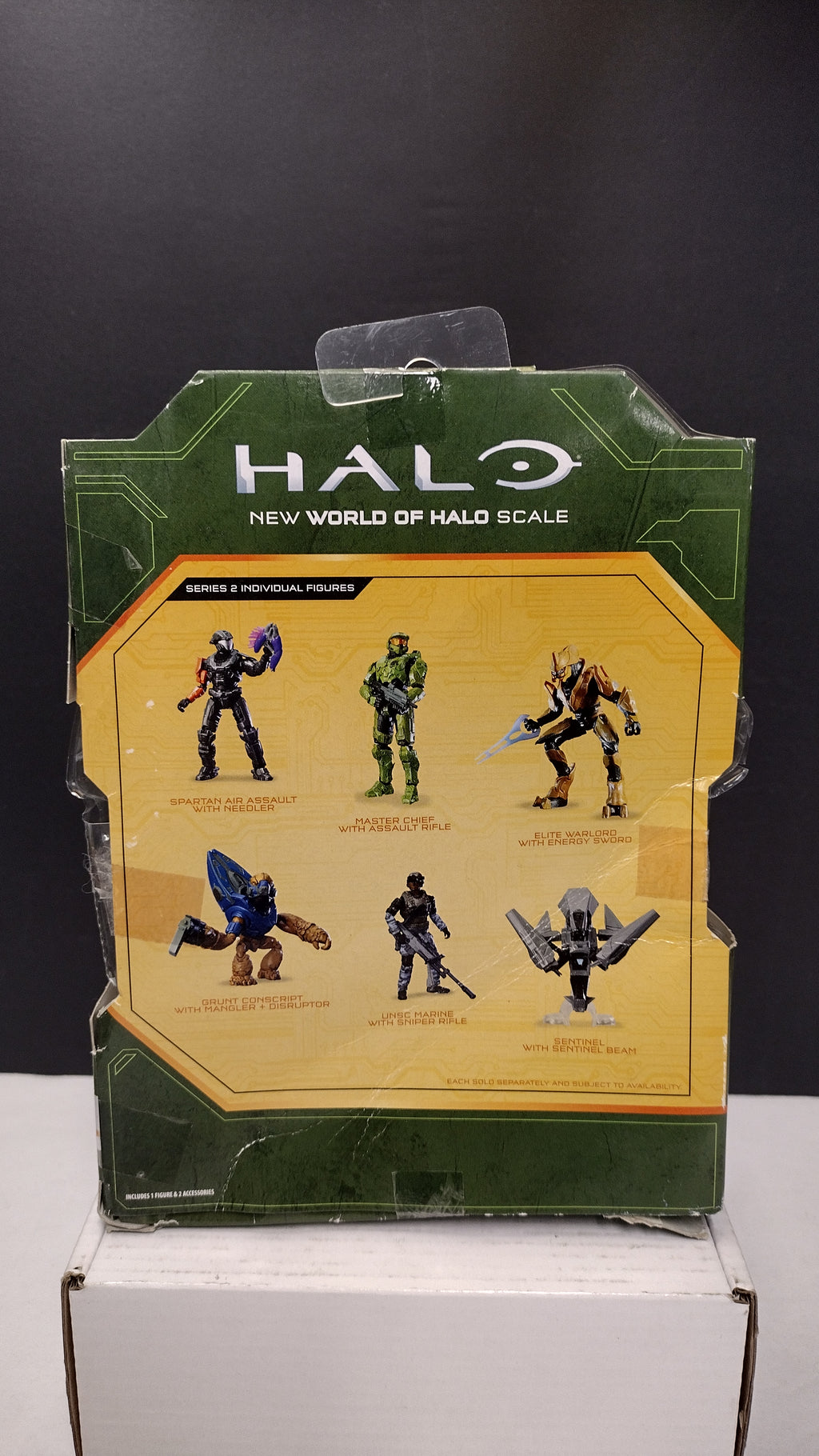 Halo Infinite Series 2 Master Chief 4" Action Figure with Assault Rifle NIB