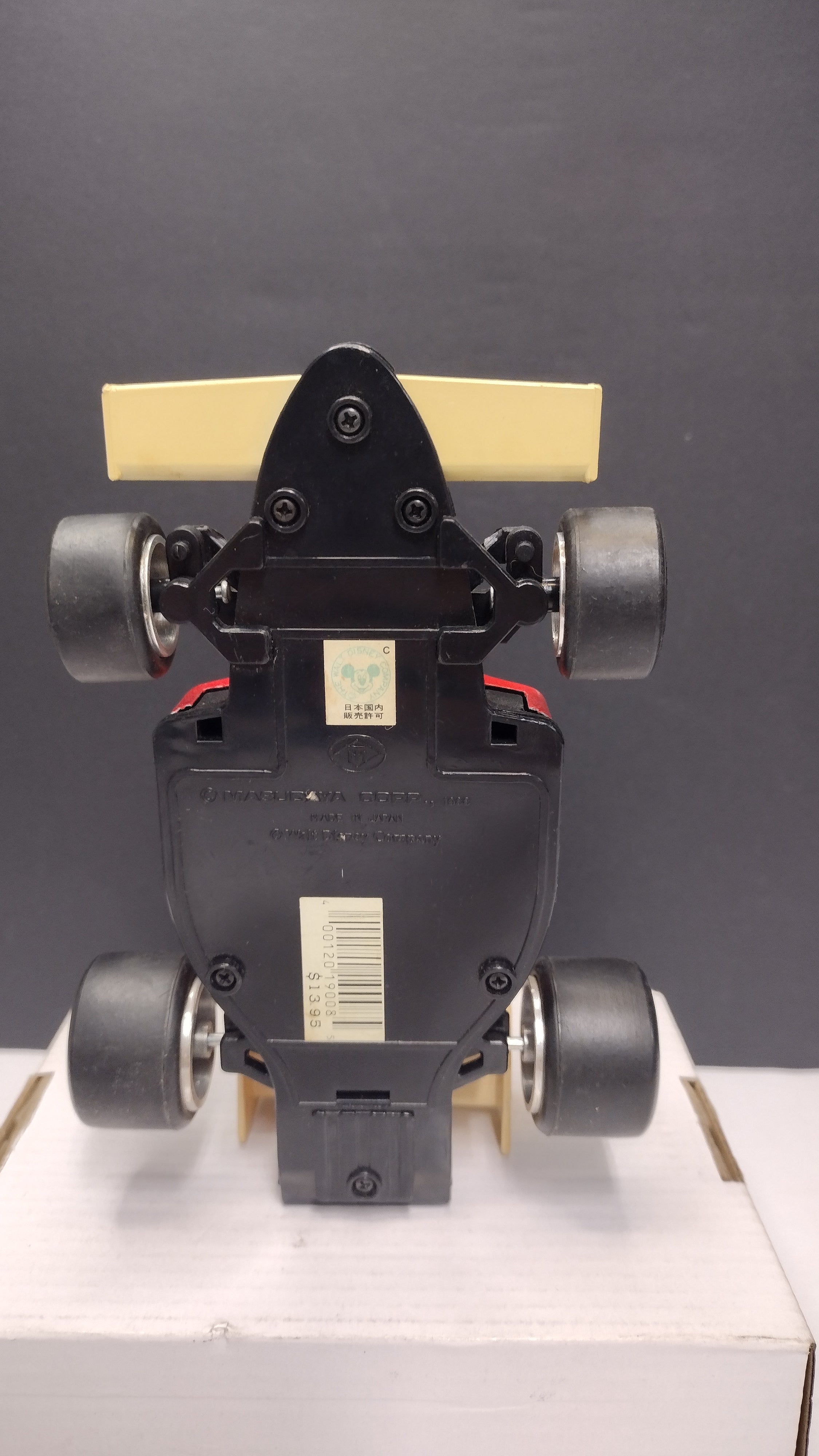 Vintage 1988 Masudaya Mickey Mouse "M-1 Champ" 1928 Race Car (Made in Japan)