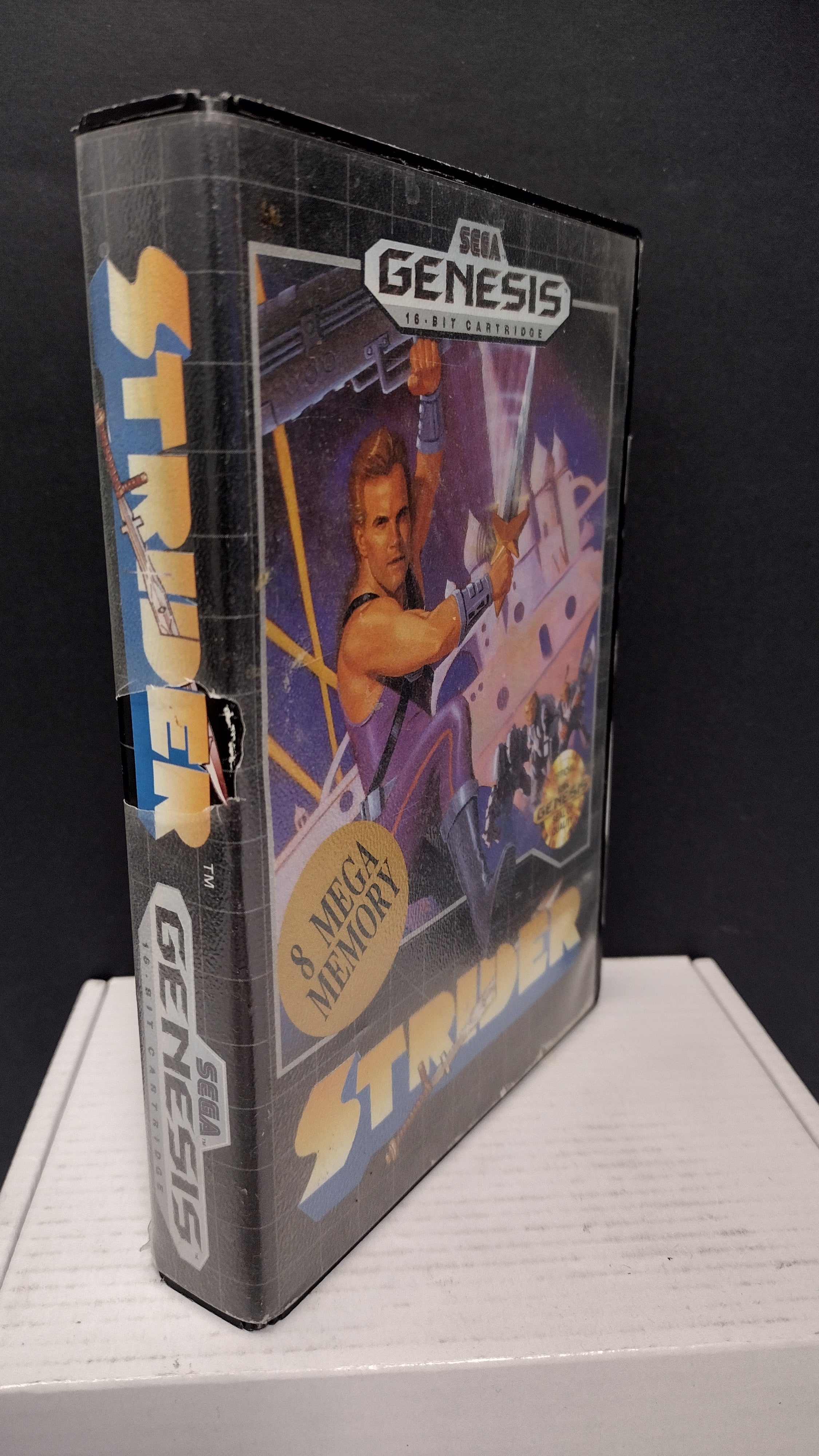 Vintage Strider Sega Genesis Box & Manual Only (No Game)
