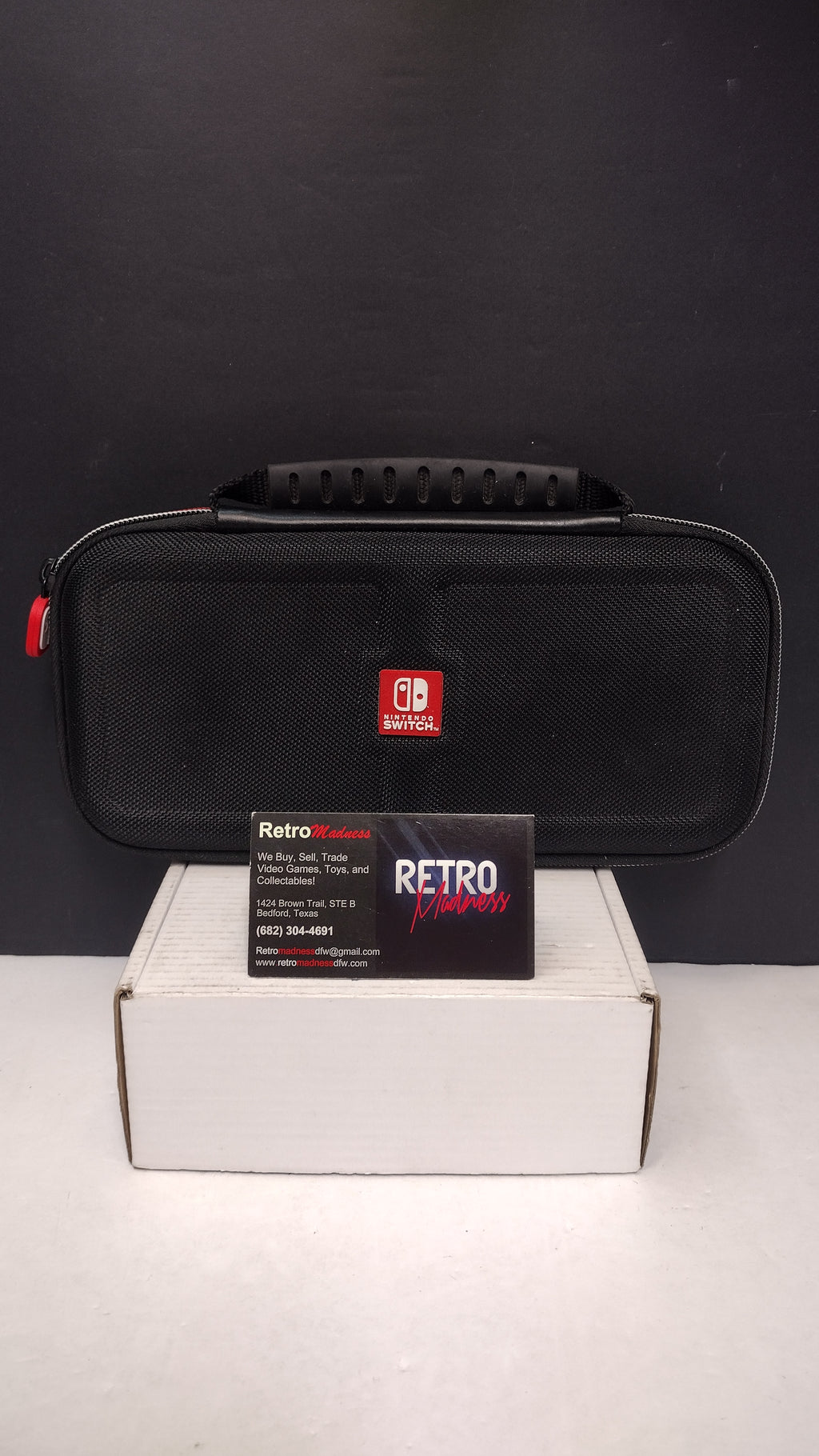 RDS Nintendo Switch Game Traveler Deluxe System Case Black Hard Shell