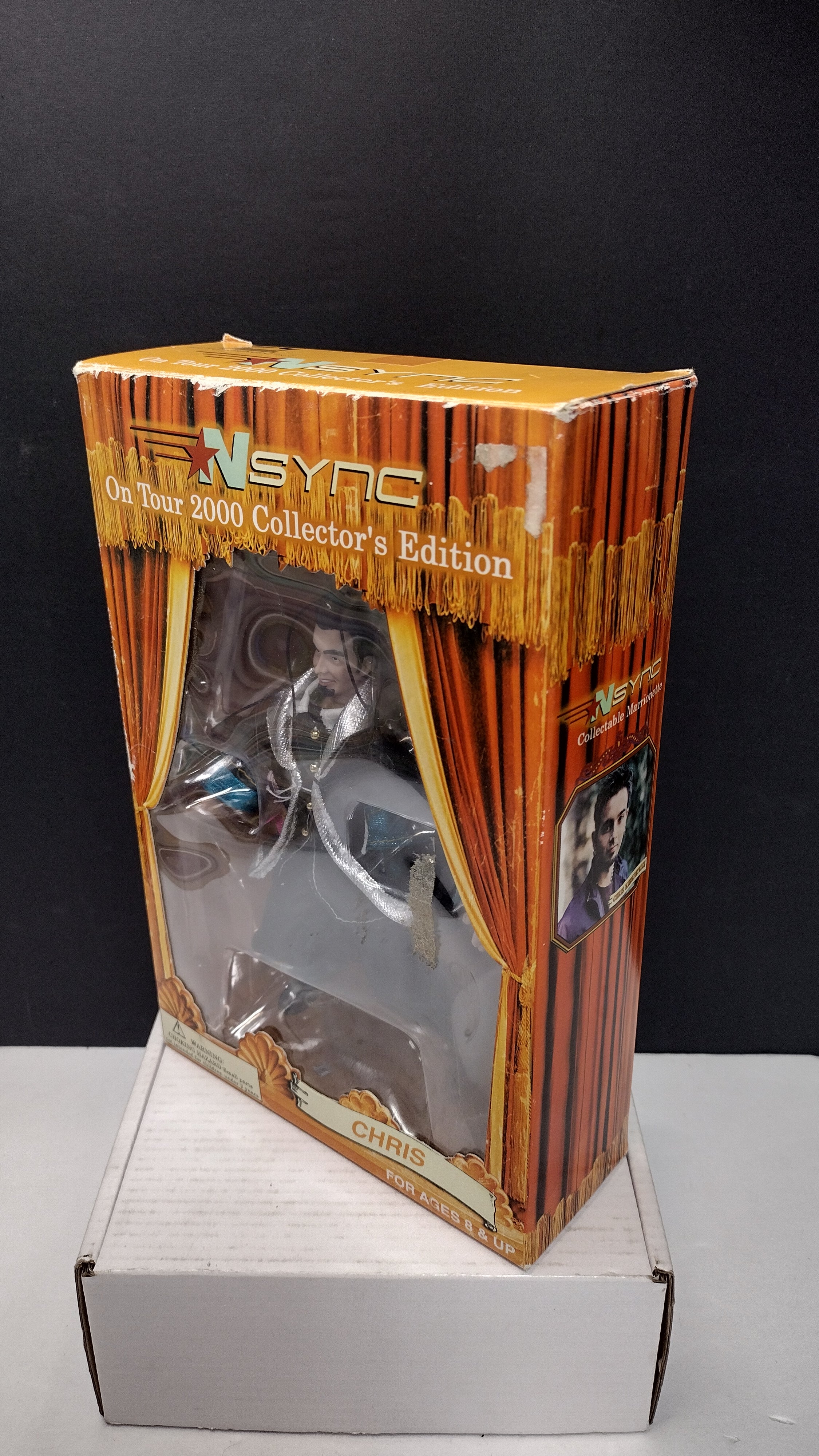 Vintage 2000 'N SYNC Chris Kirkpatrick "On Tour" Collector's Edition Marionette Doll (Open Box)