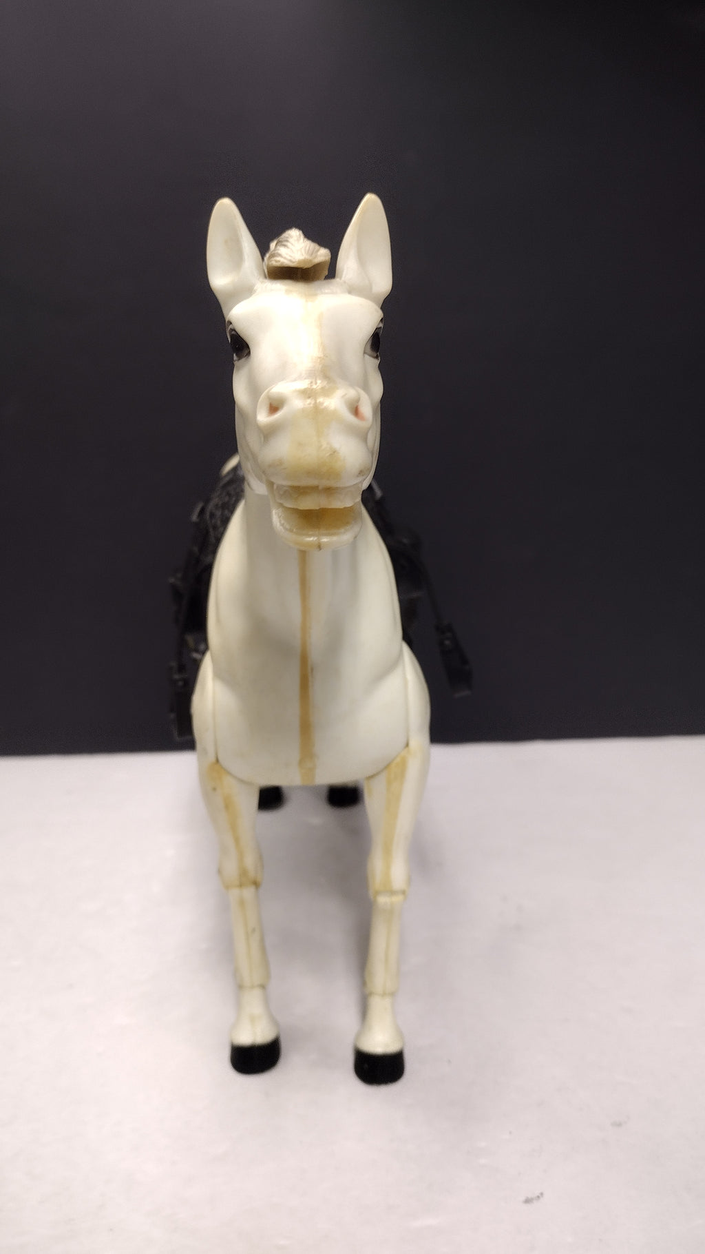 Vintage 1973 Gabriel Toys Lone Ranger SILVER HORSE Action Figure with Saddle
