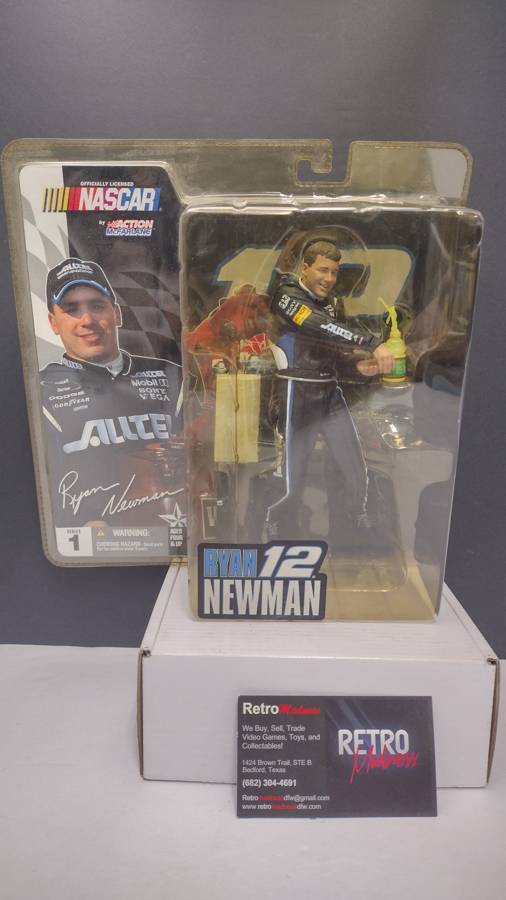 McFarlane NASCAR Series 1 Ryan Newman #12 Action Figure (2003) MOC
