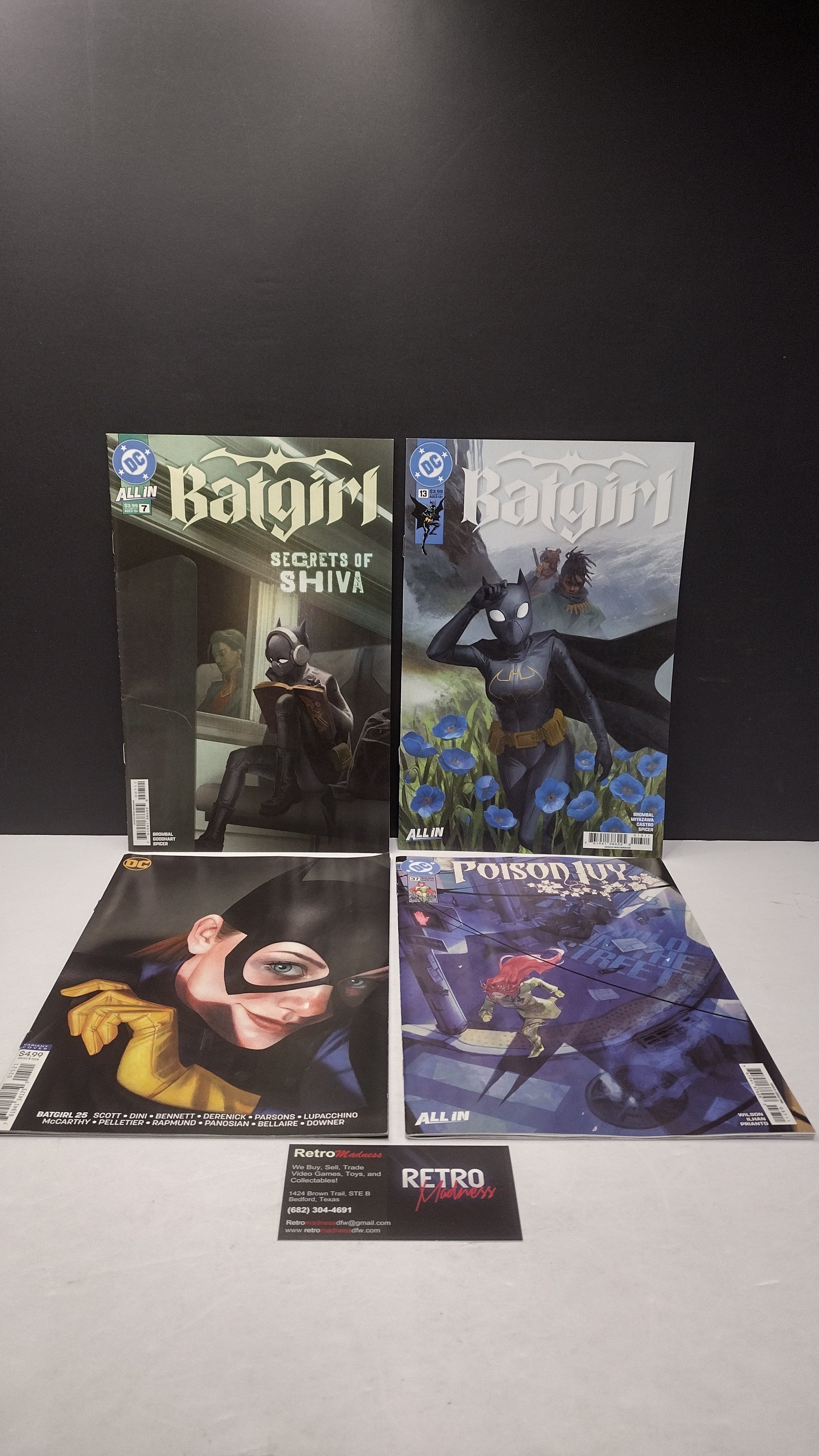 DC Comics Modern Era Lot – 4 Book Set - Lot W (Brand New / Unread)