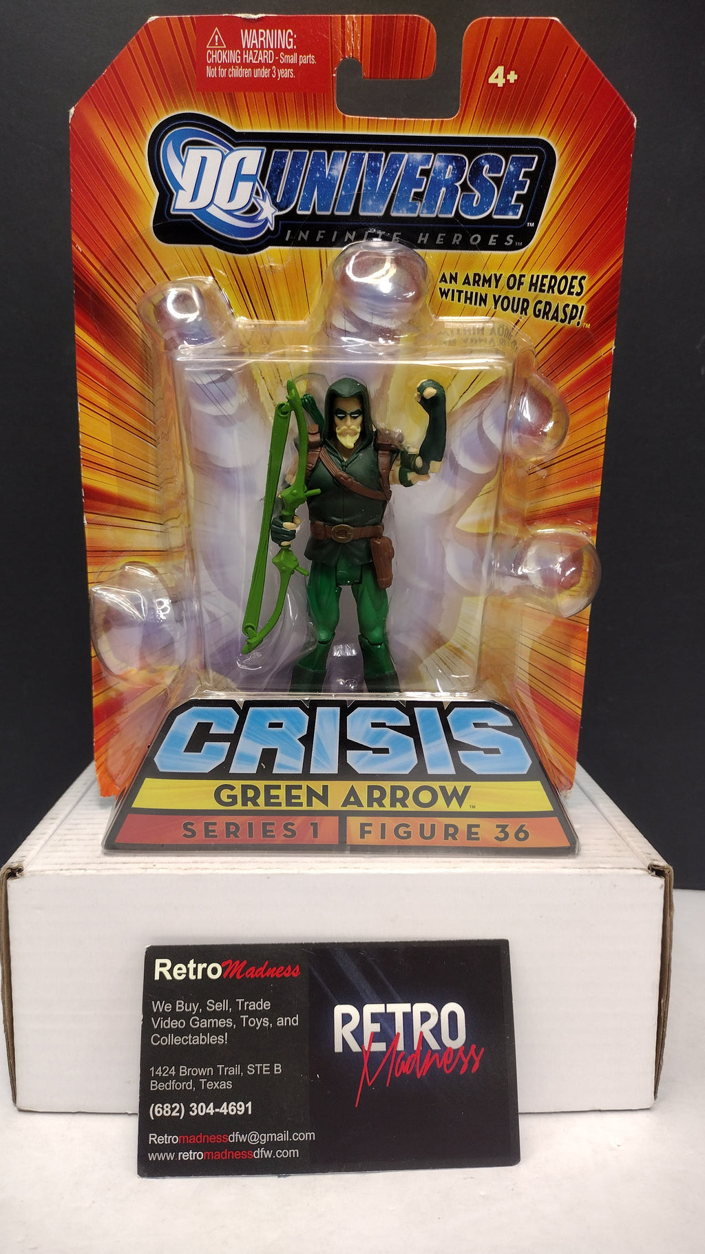 DC Universe Infinite Heroes Crisis Green Arrow Series 1 - 3.75 Figure Sealed