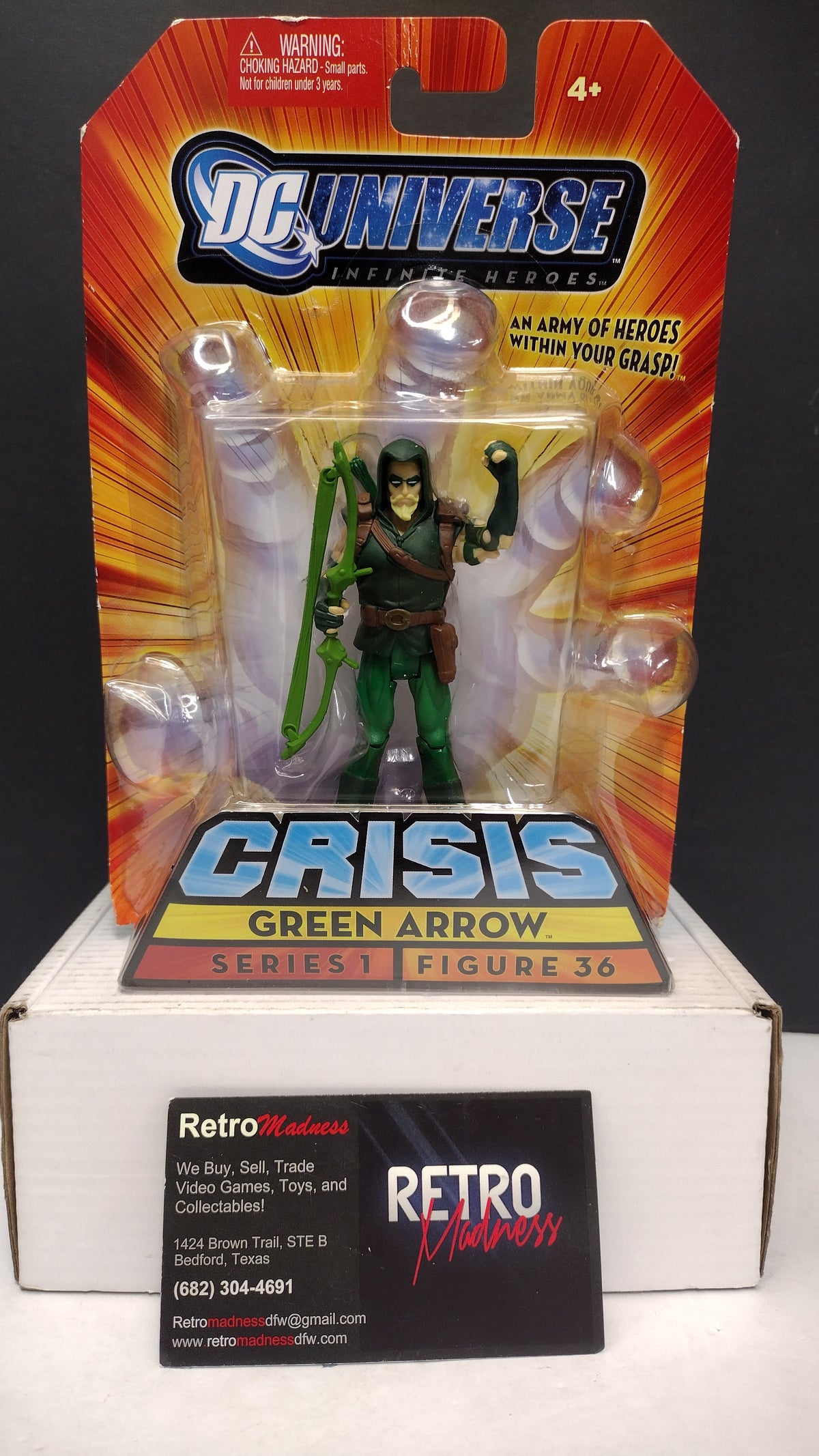DC Universe Infinite Heroes Crisis Green Arrow Series 1 - 3.75 Figure Sealed