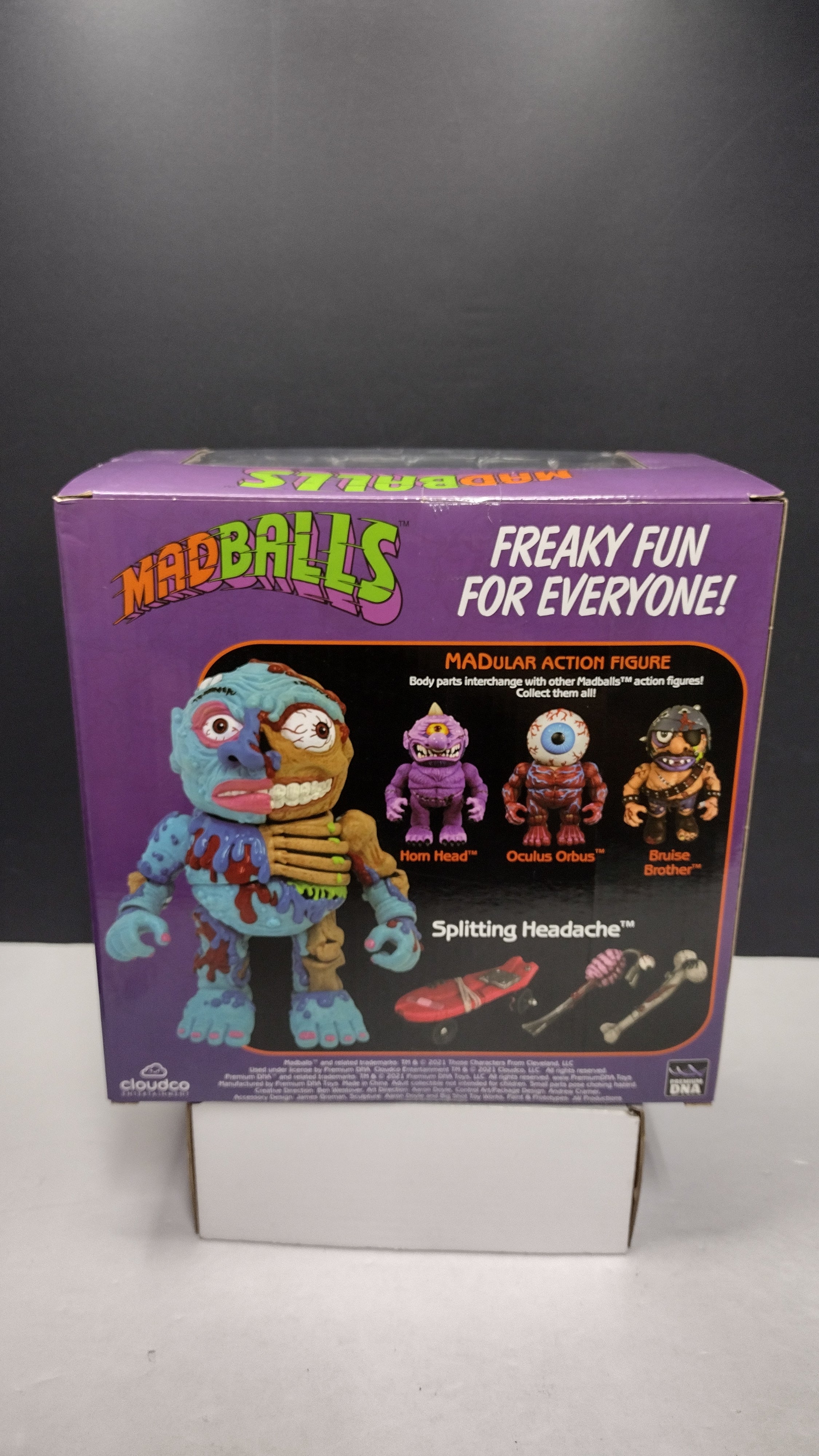 2017 Kidrobot Madballs Splitting Headache "Madular" Action Figure (In Box / Complete / Great Condition)