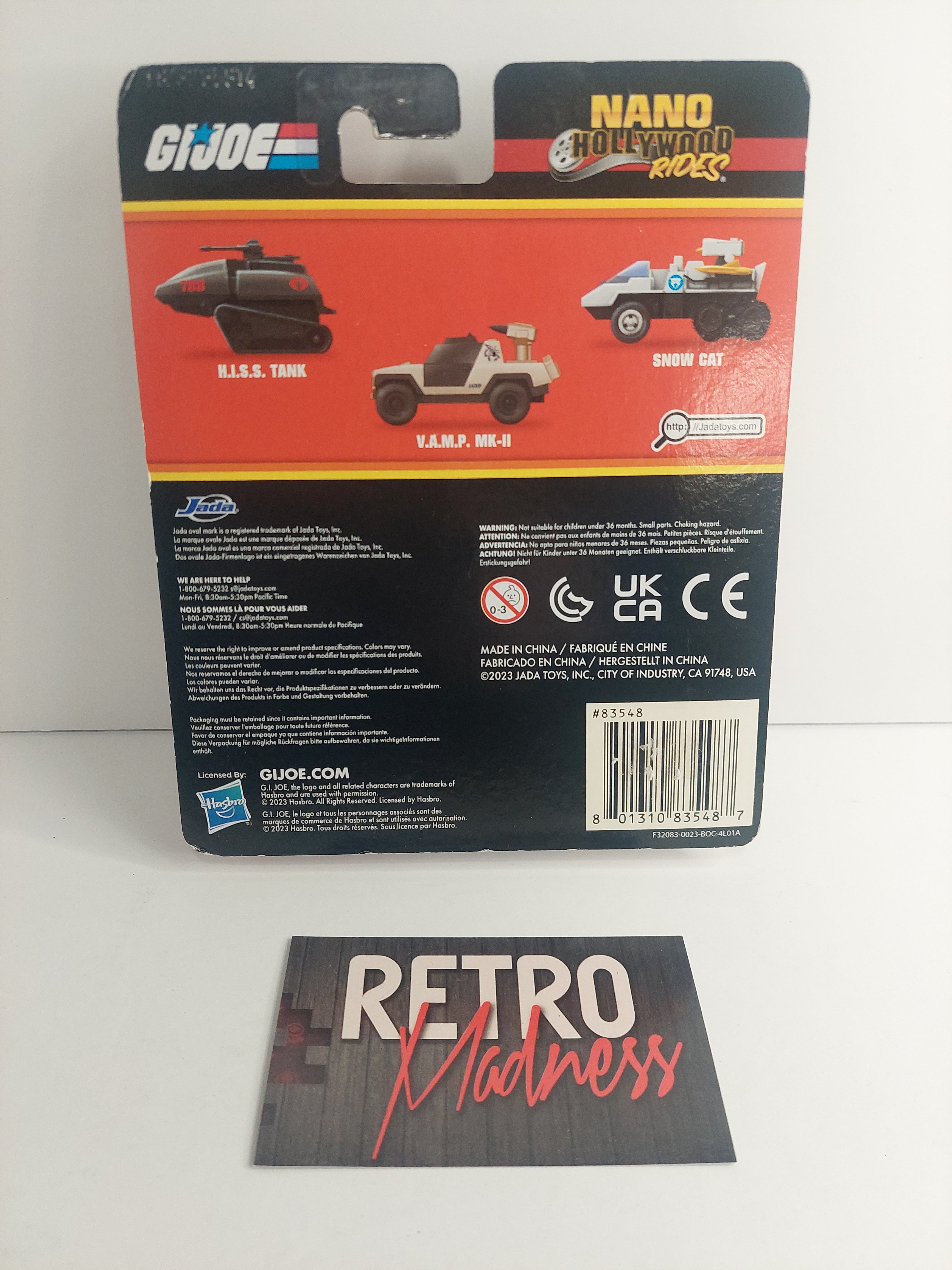 G.I. Joe Nano Hollywood Rides Collector's Series Die-Cast