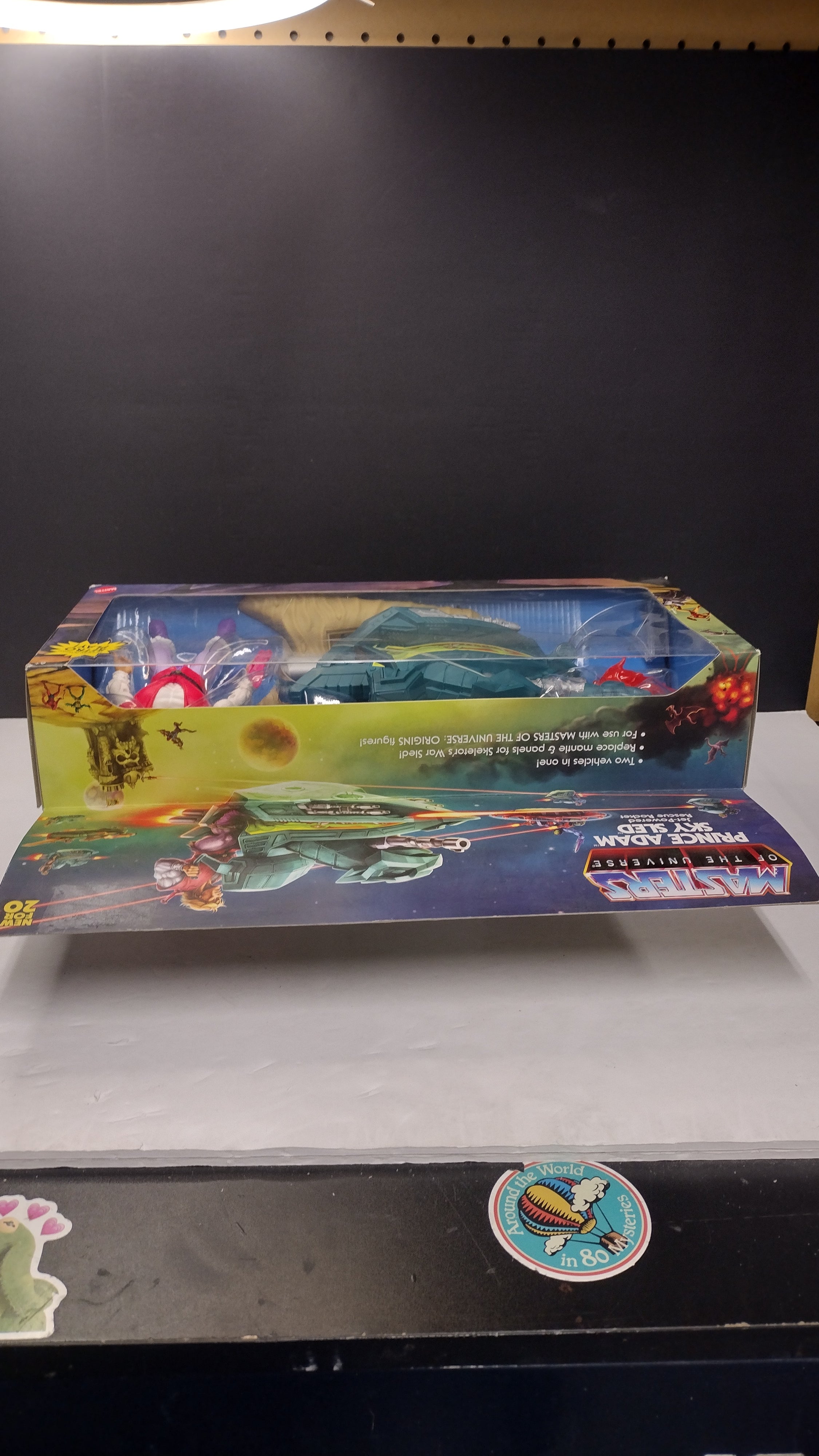 Masters of the Universe Origins: Prince Adam & Sky Sled Vehicle Set • Brand New / Factory Sealed in Original Box (Mattel 2020)