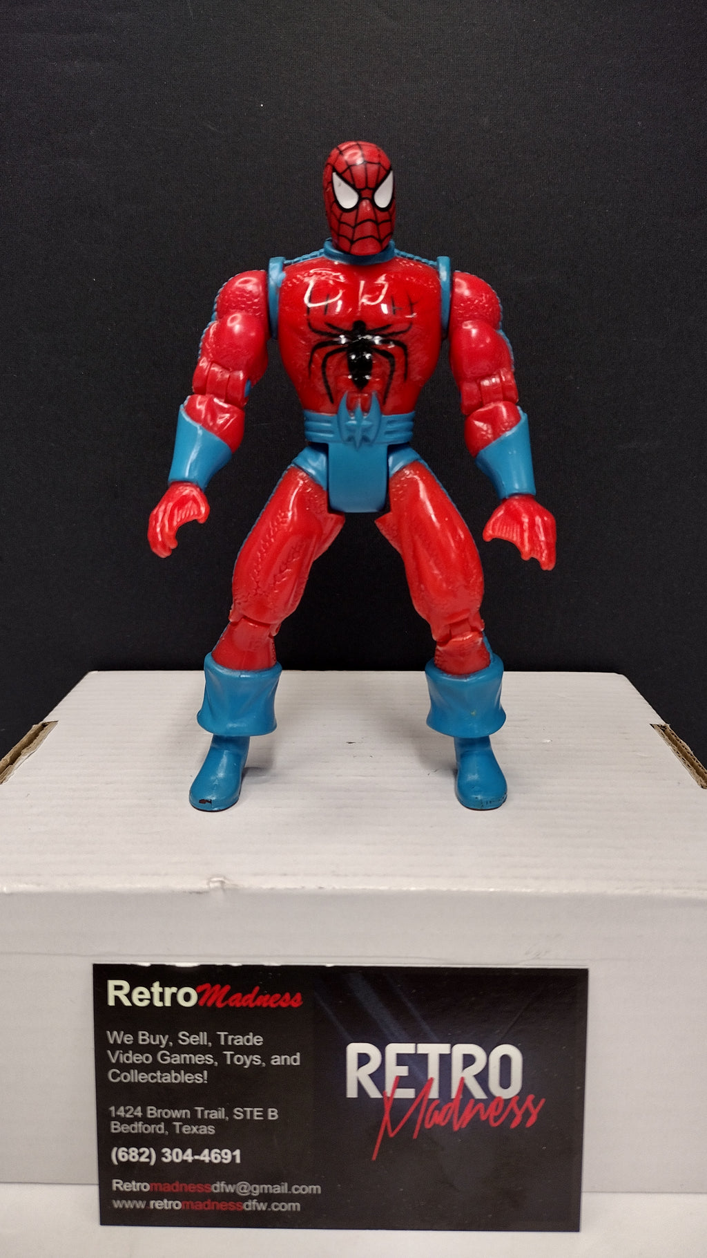 Marvel Super Heroes Aqua Spider-Man (1994 Toy Biz)