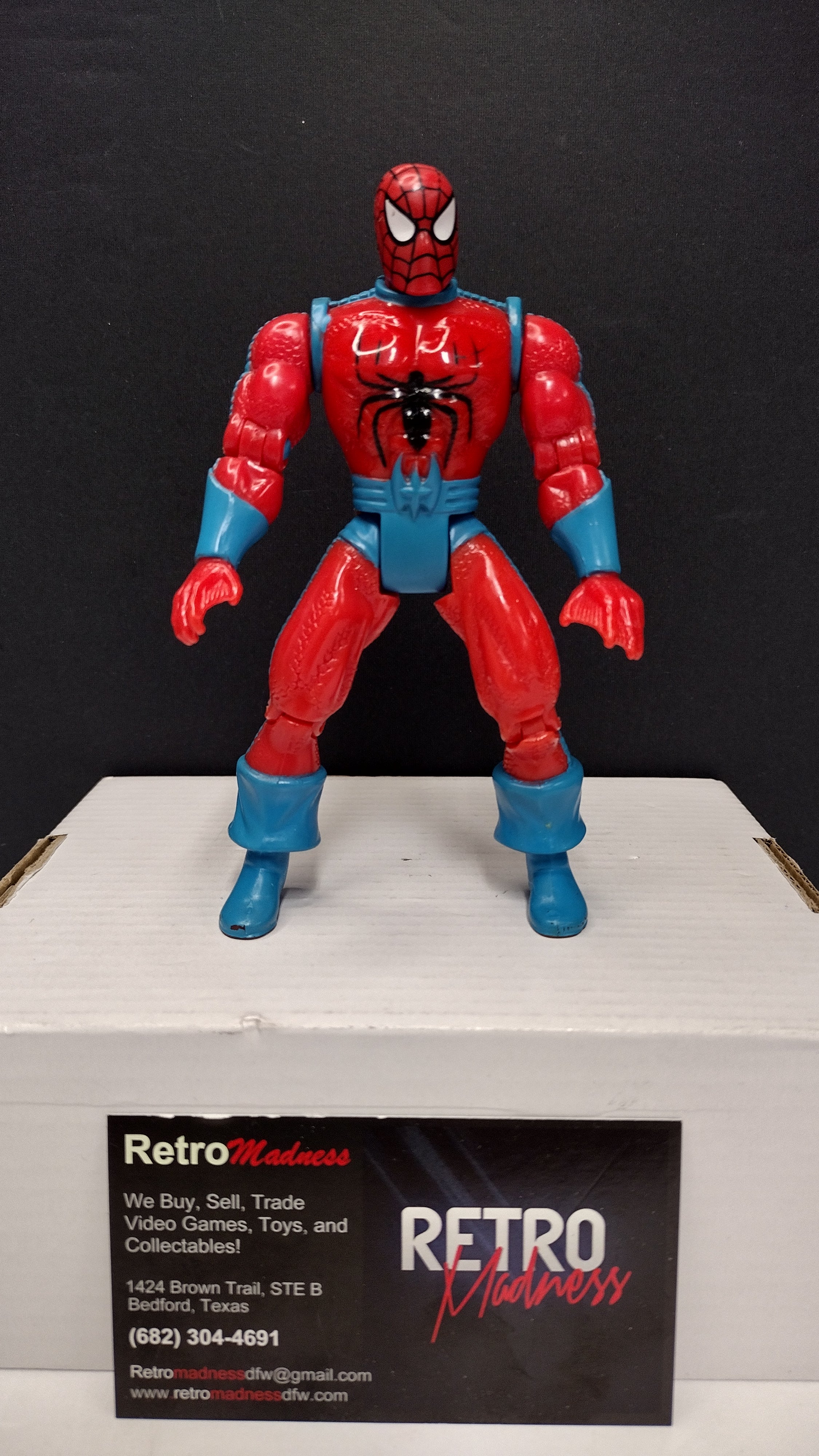 Marvel Super Heroes Aqua Spider-Man (1994 Toy Biz)