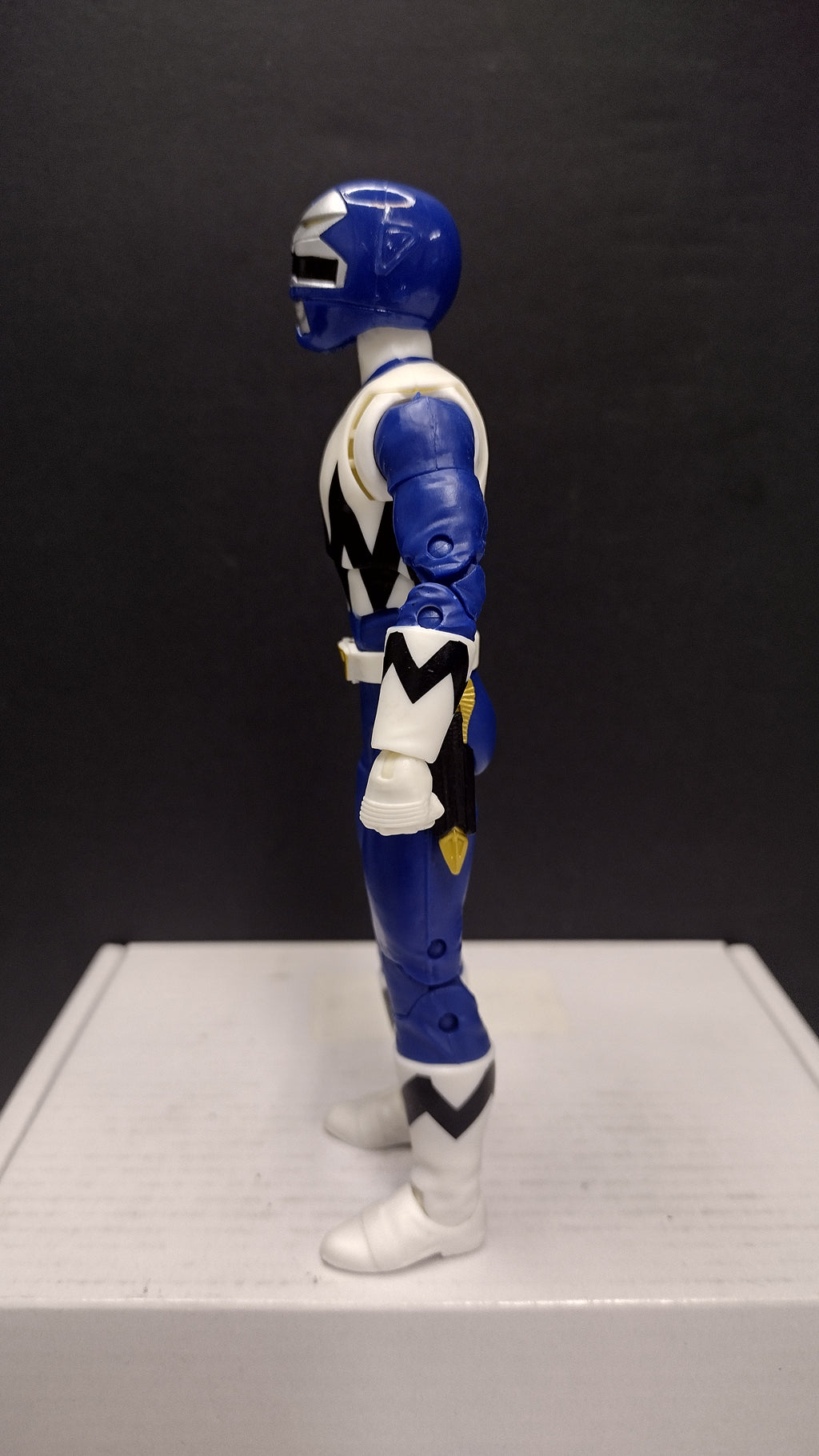Power Rangers Lightning Collection: Lost Galaxy Blue Ranger 6-Inch Action Figure • Loose & Incomplete (Hasbro)