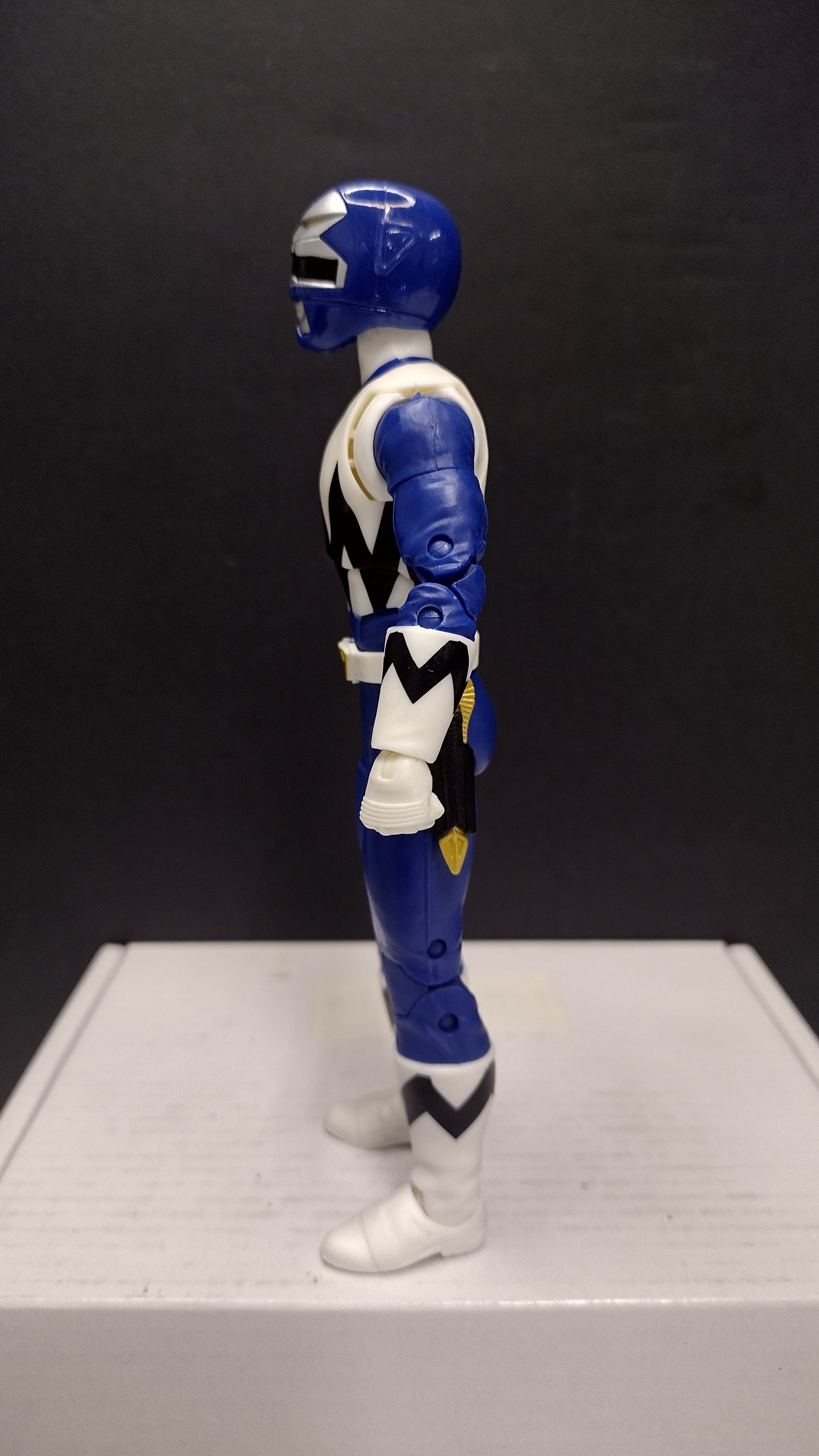 Power Rangers Lightning Collection: Lost Galaxy Blue Ranger 6-Inch Action Figure • Loose & Incomplete (Hasbro)