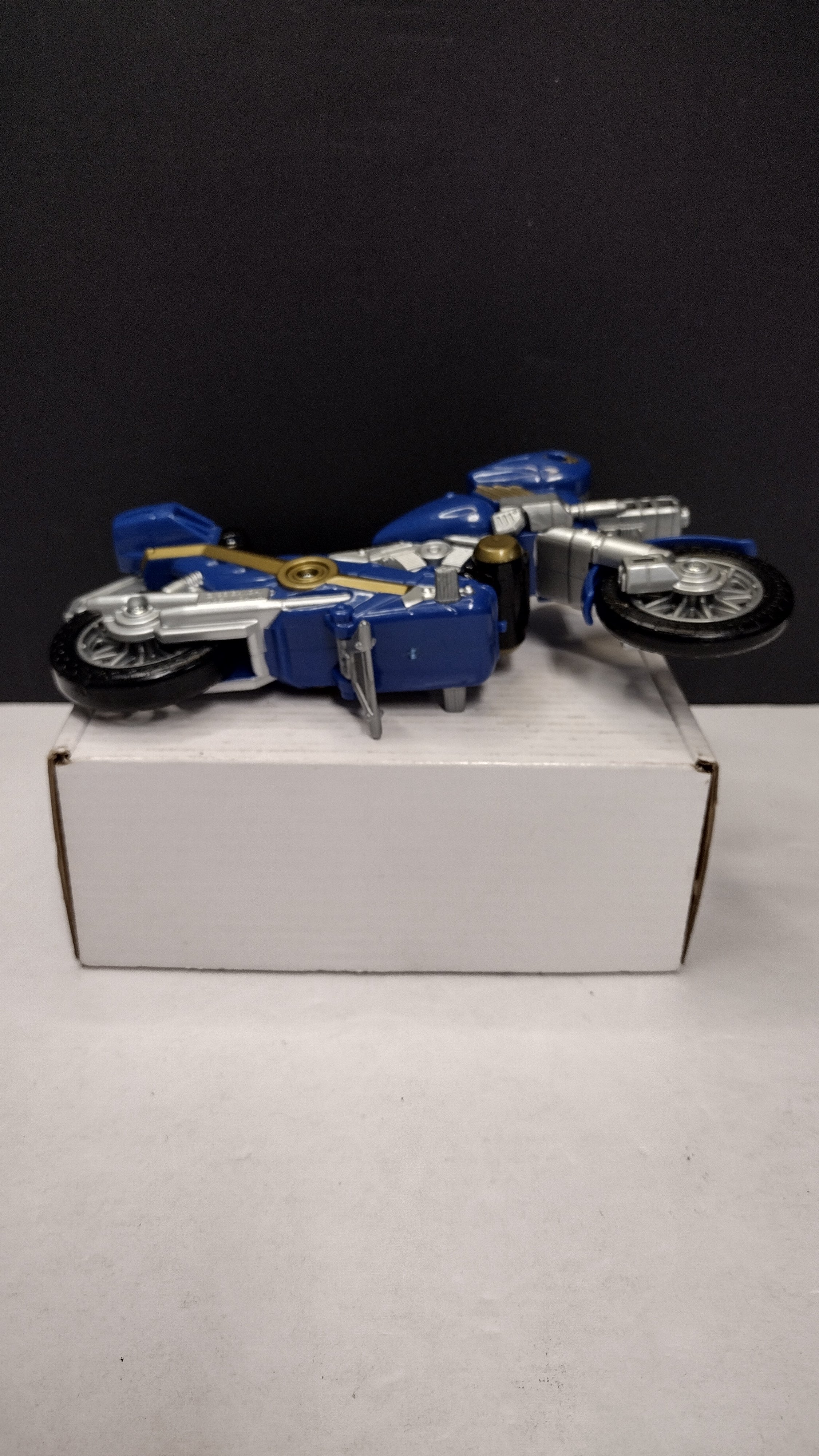 Vintage 1998 Bandai Power Rangers In Space / Lost Galaxy Blue Astro Cycle (Loose - Damaged Handlebar)